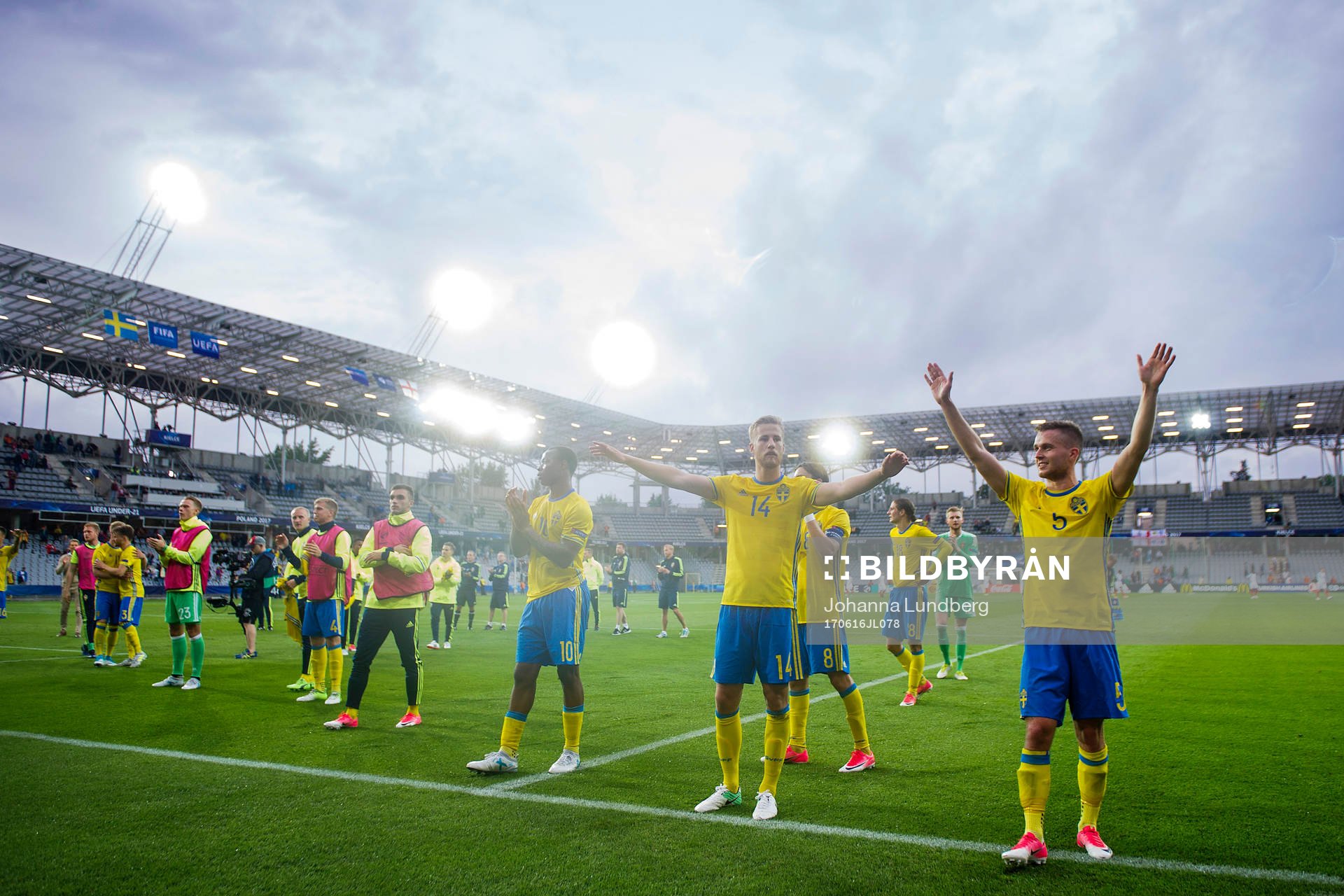 Sveriges Carlos Strandberg, Filip Dagerstål och Adam