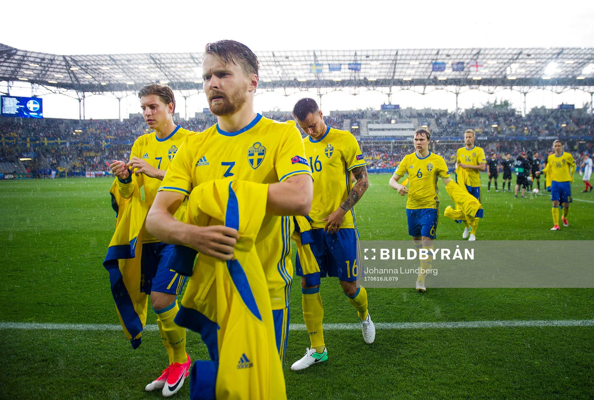 Sveriges Alexander Fransson, Jacob Une Larsson och Melker