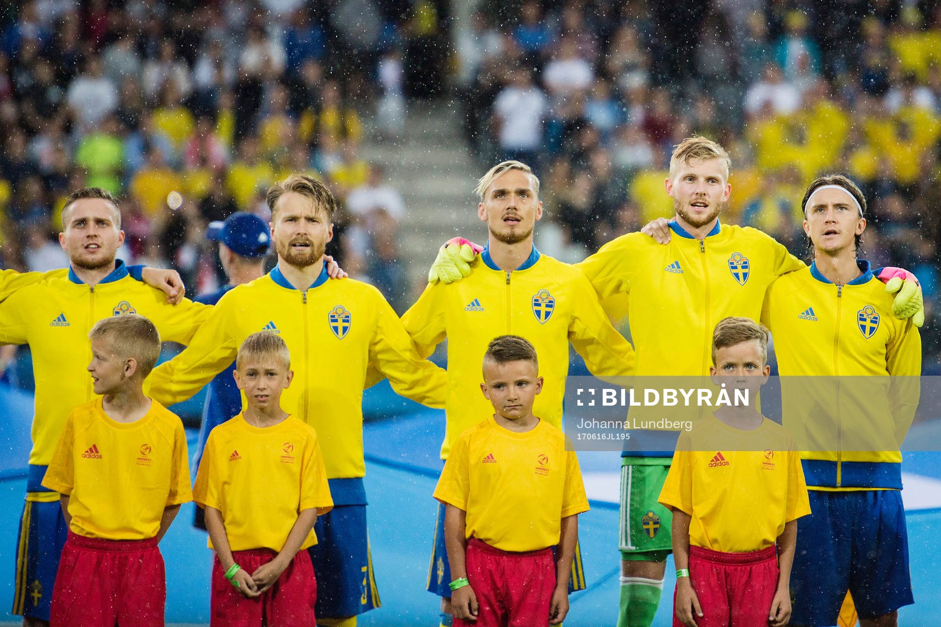 Sveriges Adam Lundqvist, Jacob Une Larsson, målvakt Anton