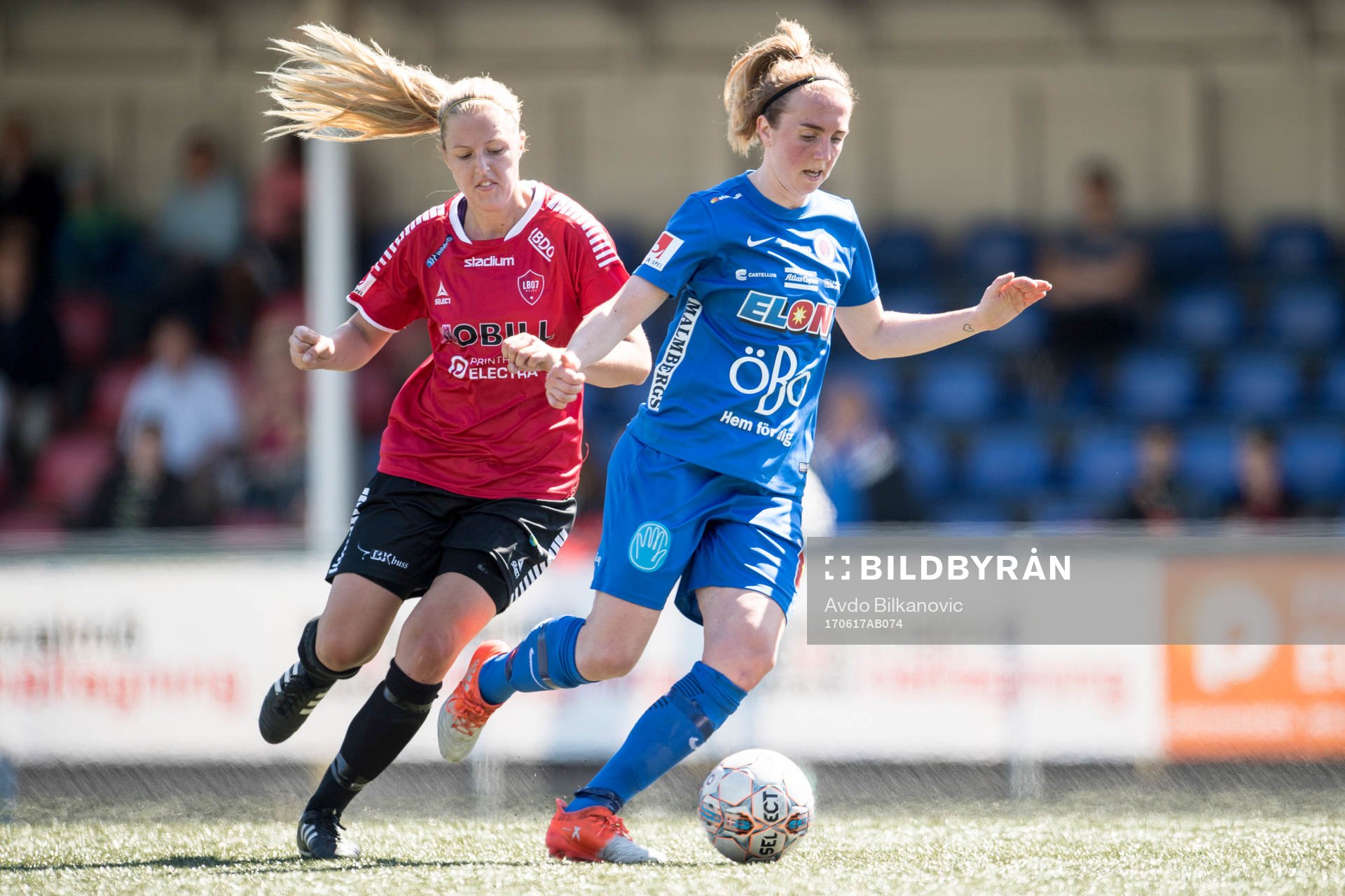 Örebros Marina Pettersson-Engström  matchen i Amerikansk