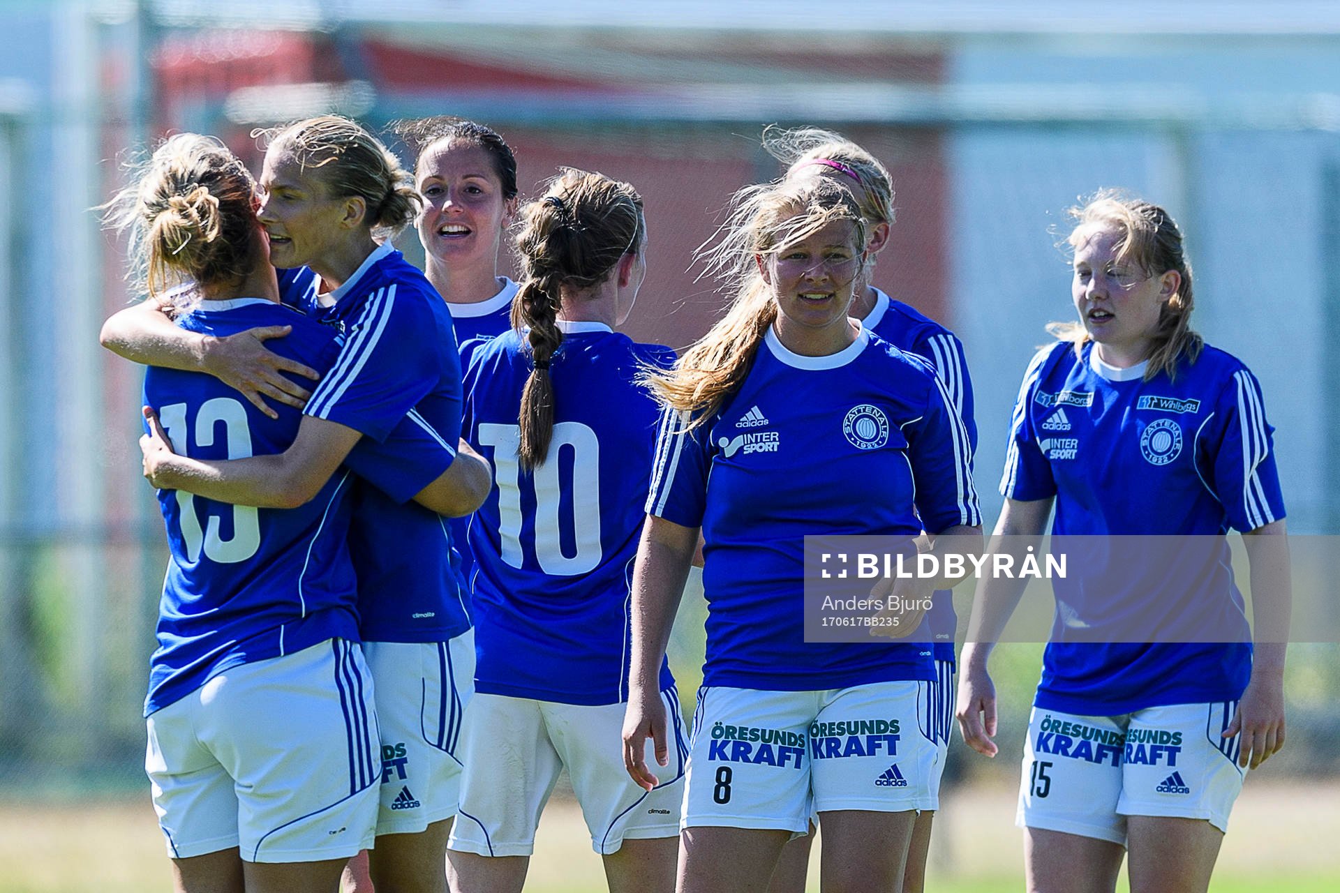 Stattenas spelare jublade