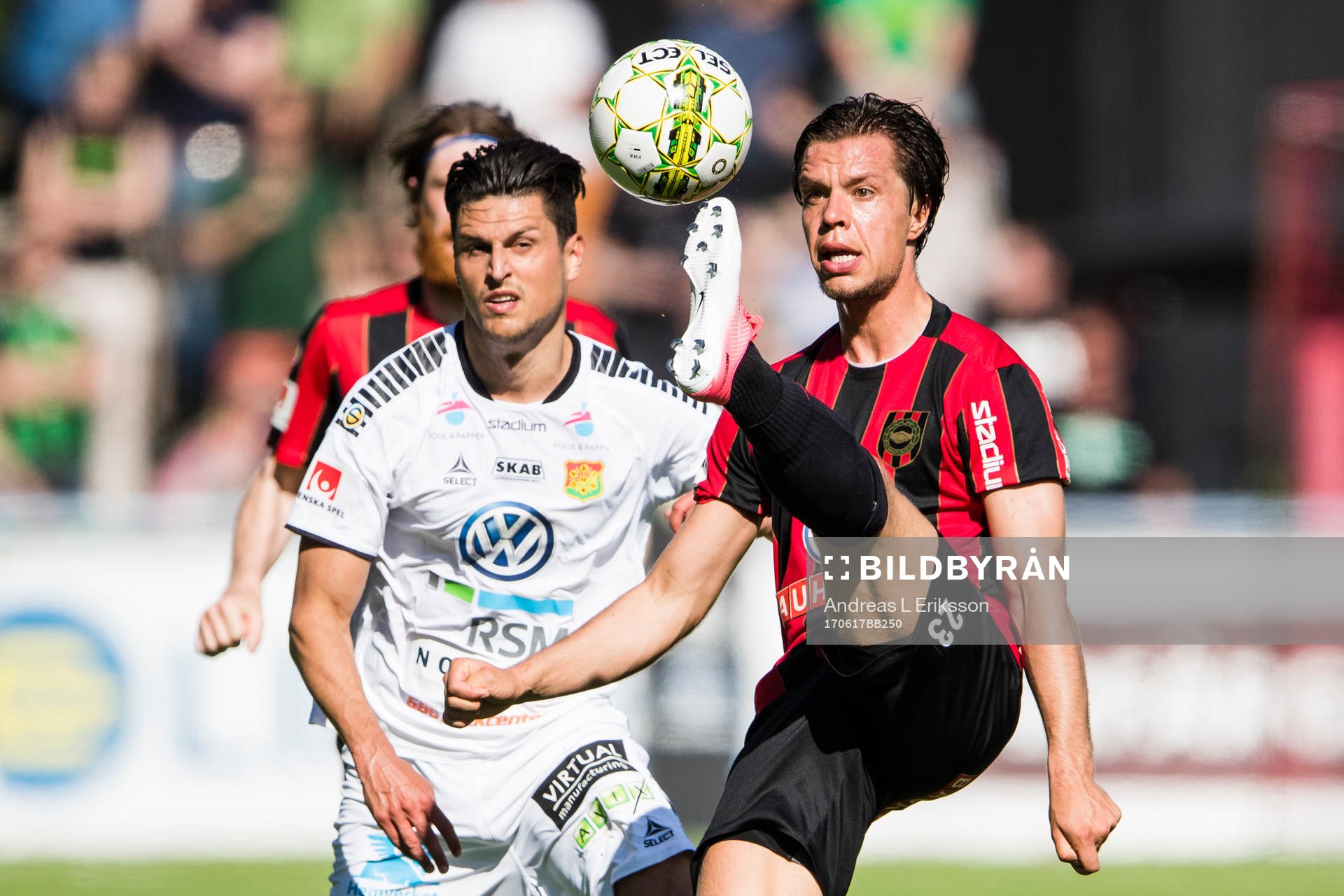 GAIS Luka Mijaljevic och Brommapojkarnas Erik Figueroa