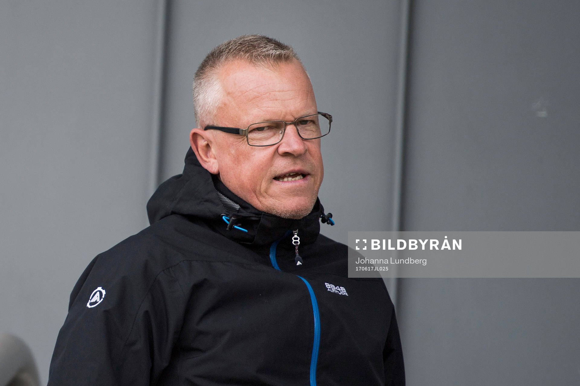 Janne Andersson på läktaren
