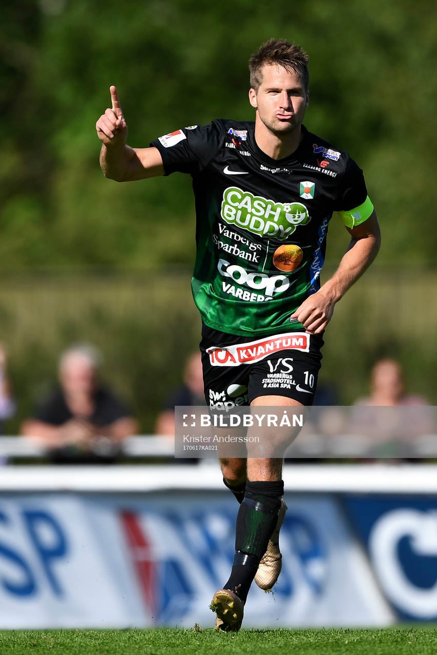 Varbergs Gabriel Altemark-Vanneryr jublar