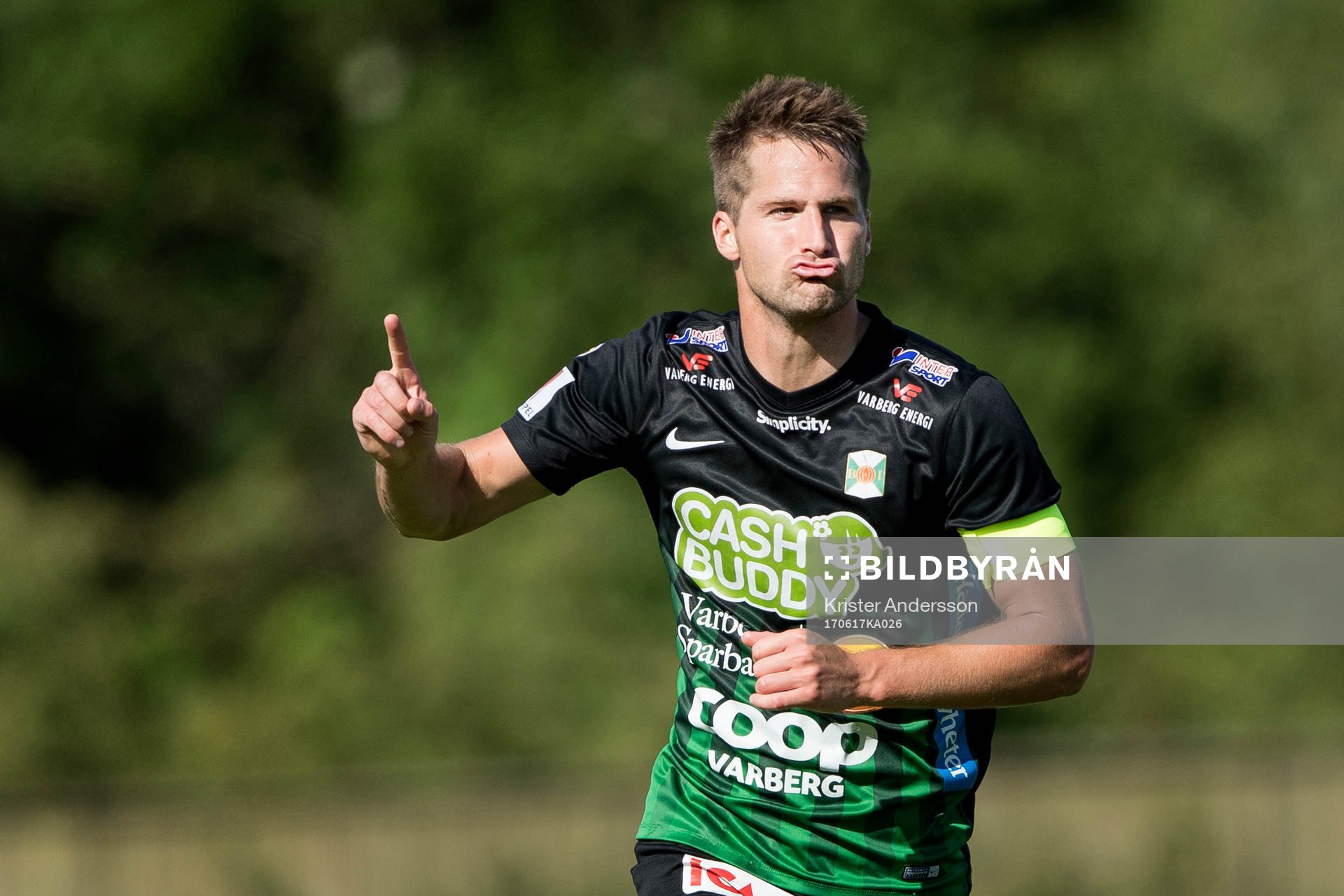 Varbergs Gabriel Altemark-Vanneryr jublar