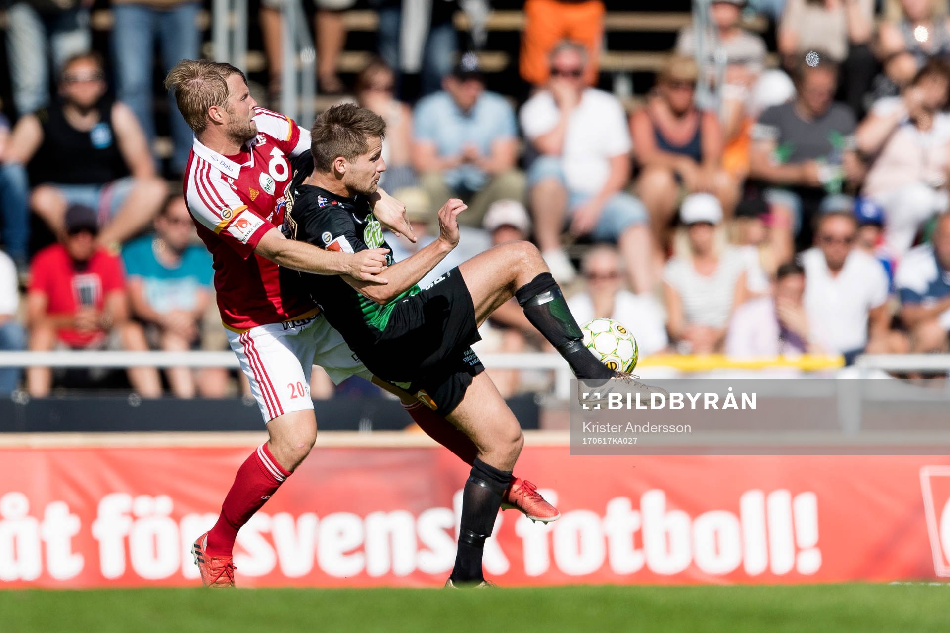 Degerfors Christoffer Wiktorsson och Varbergs Gabriel