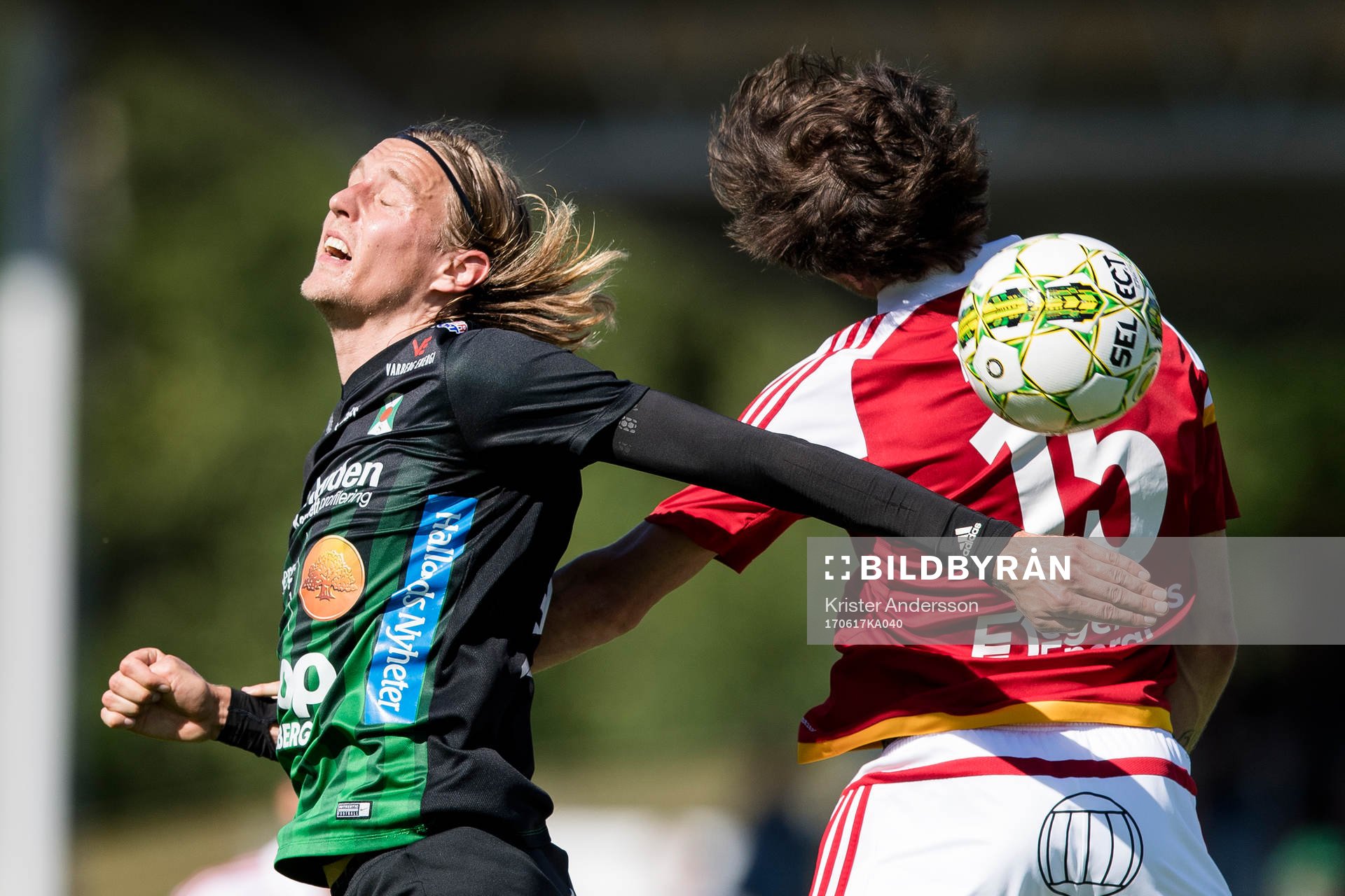 Varbergs Joakim Lindner och Degerfors Sebastian Ohlsson