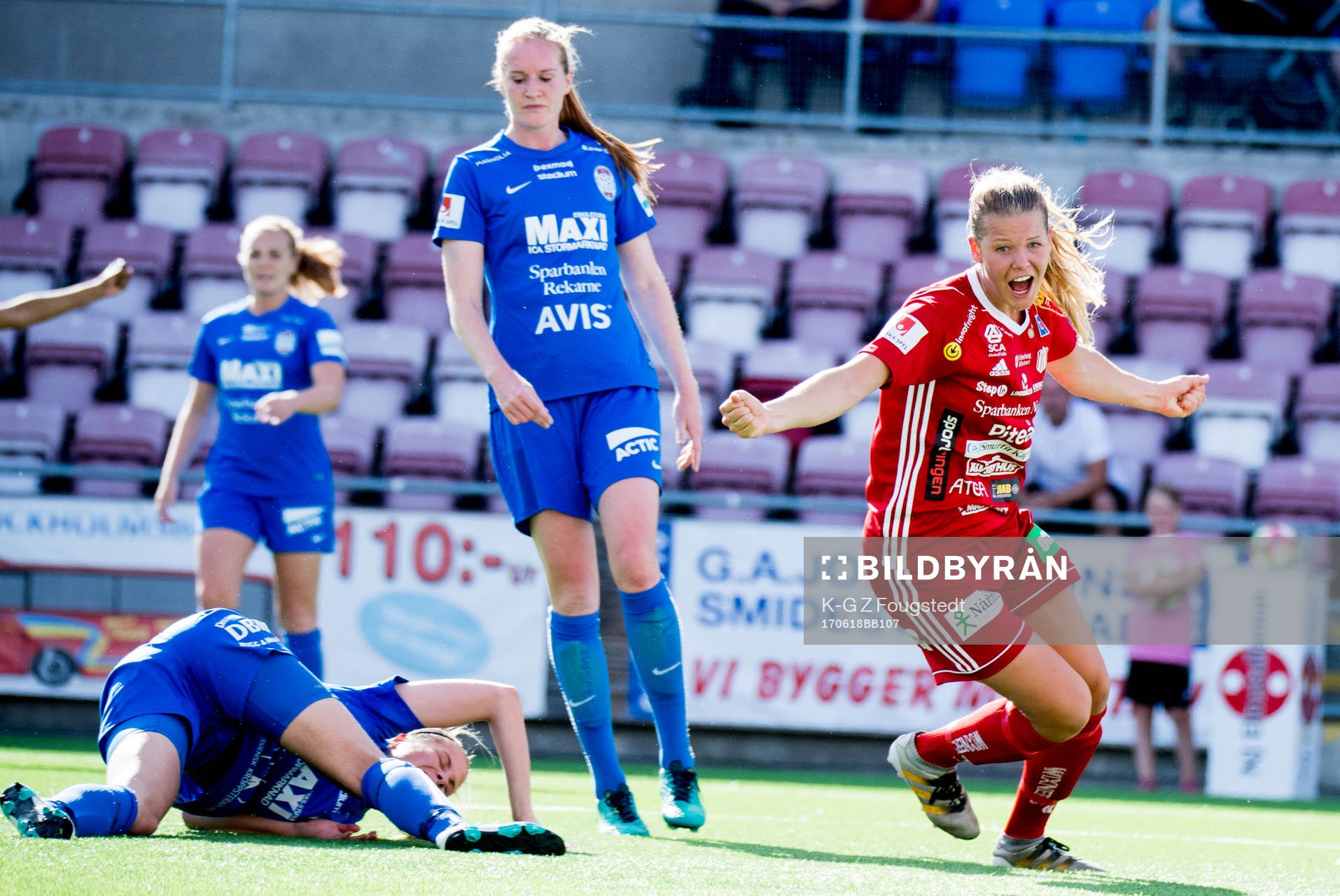 Piteås Nina Jakobsson jublar