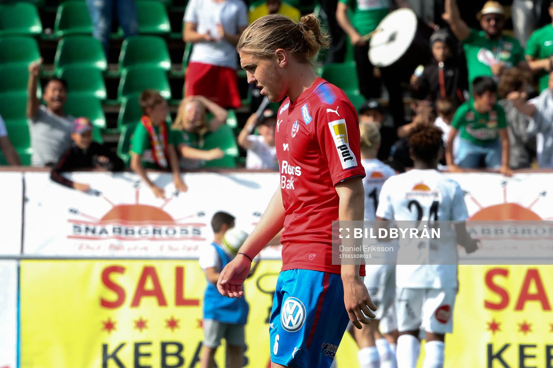 Helsingborgs Charlie Weberg deppar