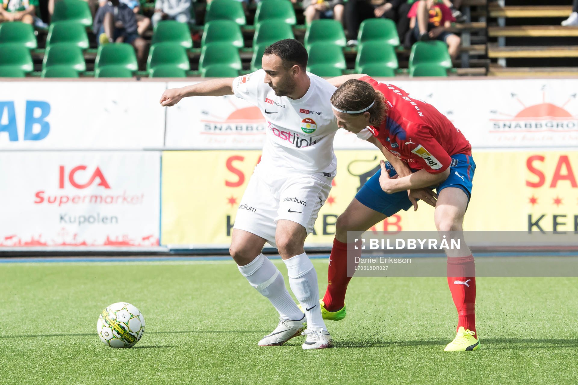 Dalkurds Ahmed Awad Helsingborgs Carl Johansson  i