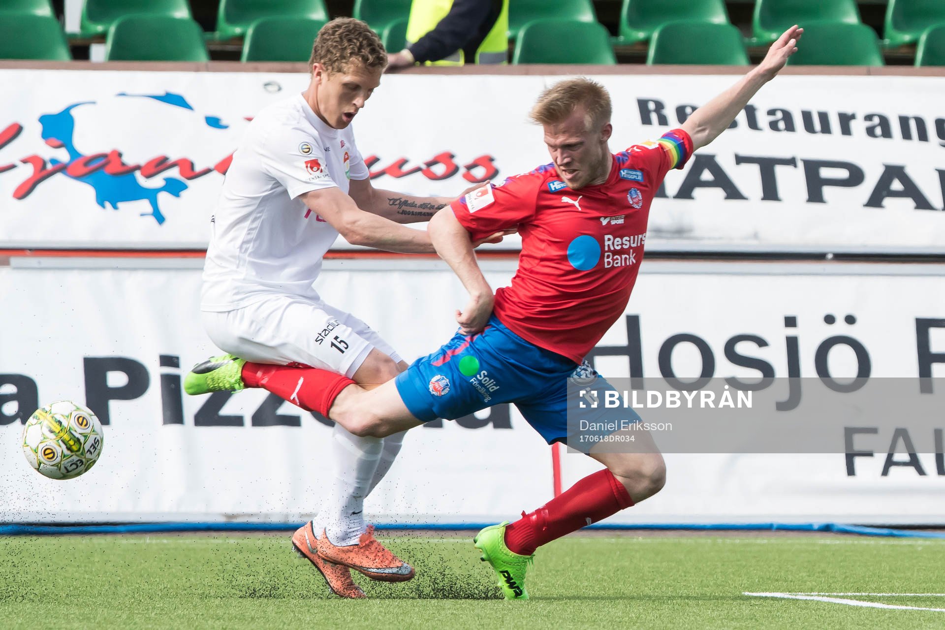 Dalkurds Alexander Ekblad och Helsingborgs Andreas Landgren