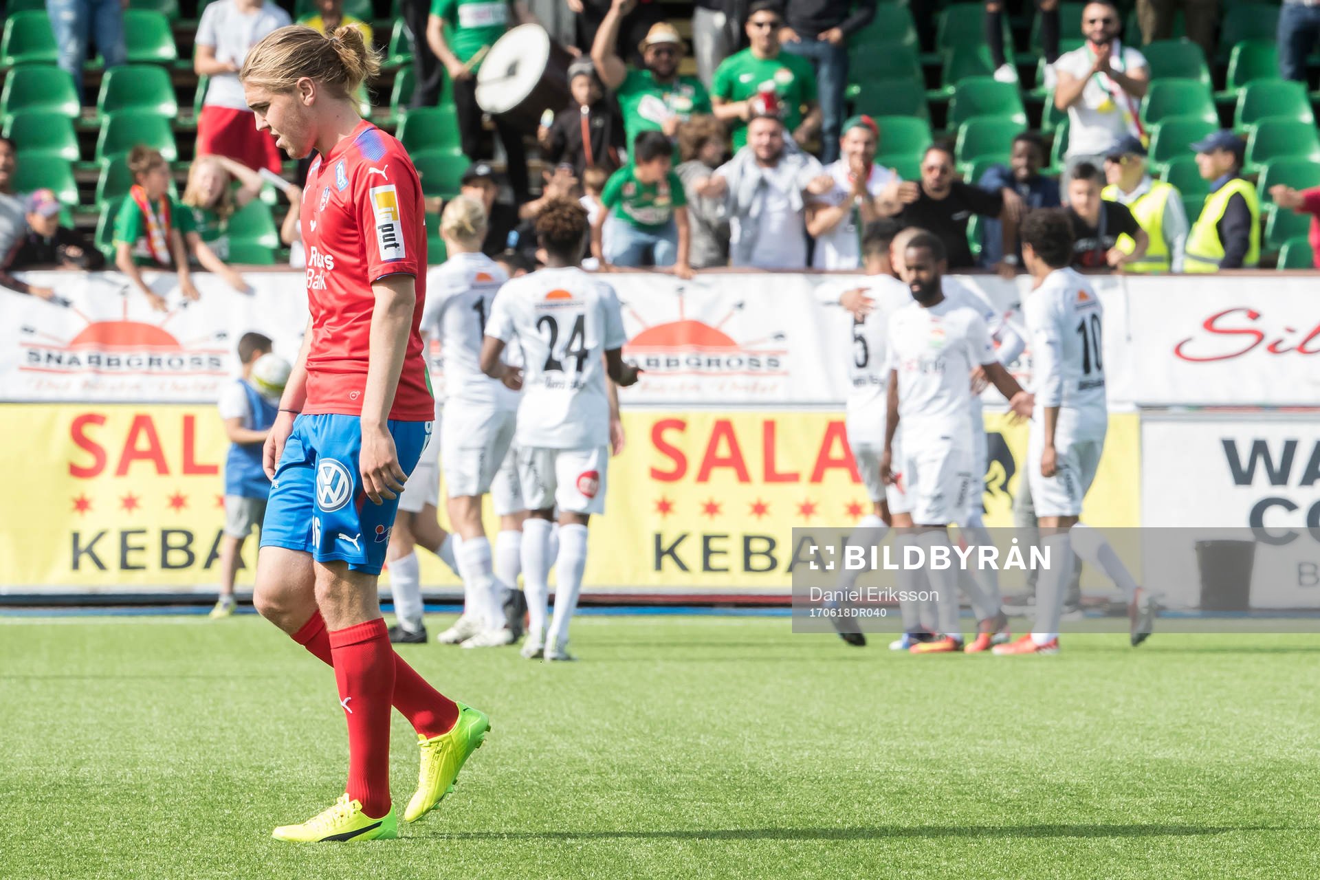 Helsingborgs Charlie Weberg deppar