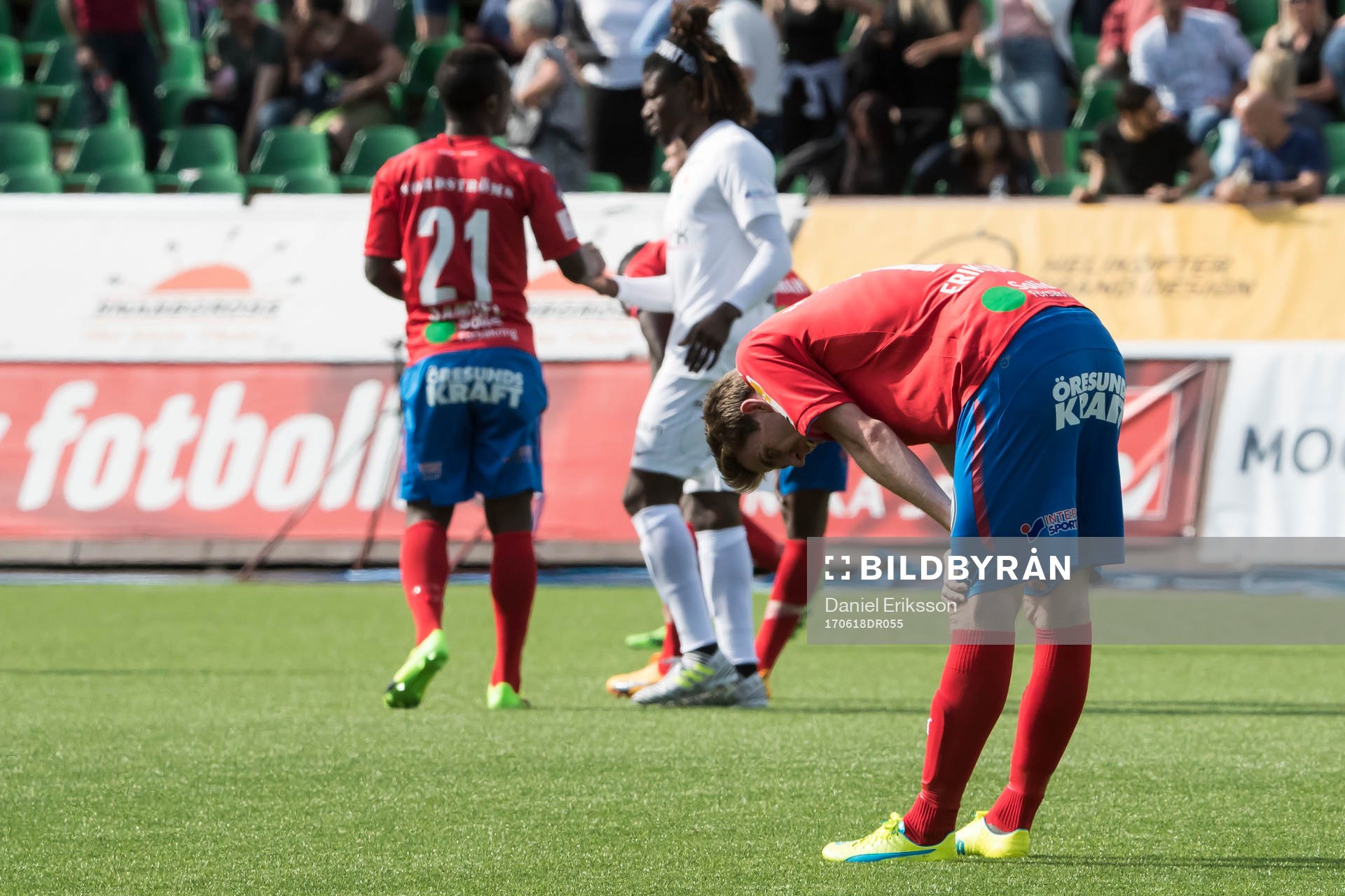 Helsingborgs Adam Eriksson deppar