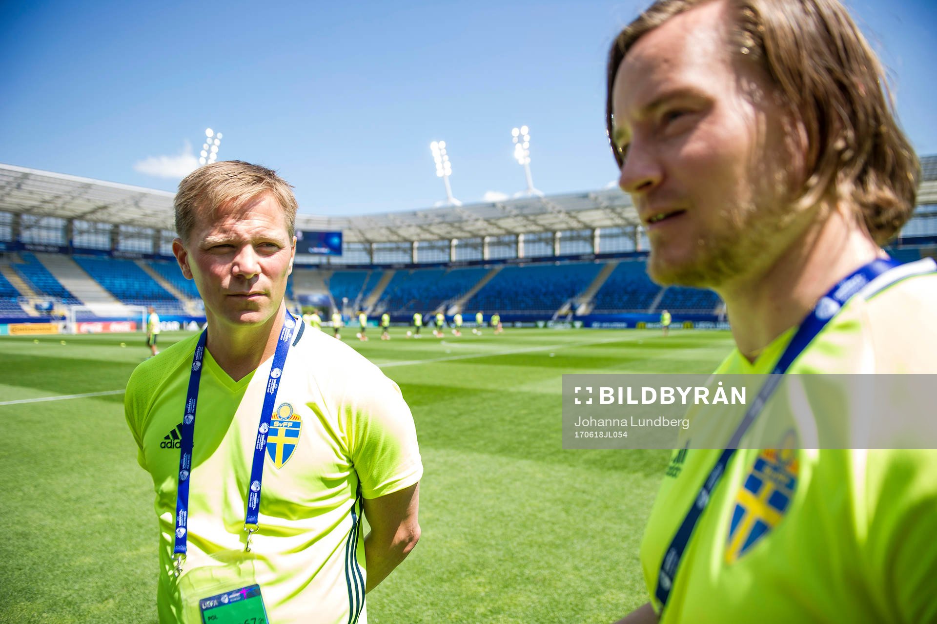 Scout Roger Sandberg och Videoanalytiker Christoffer