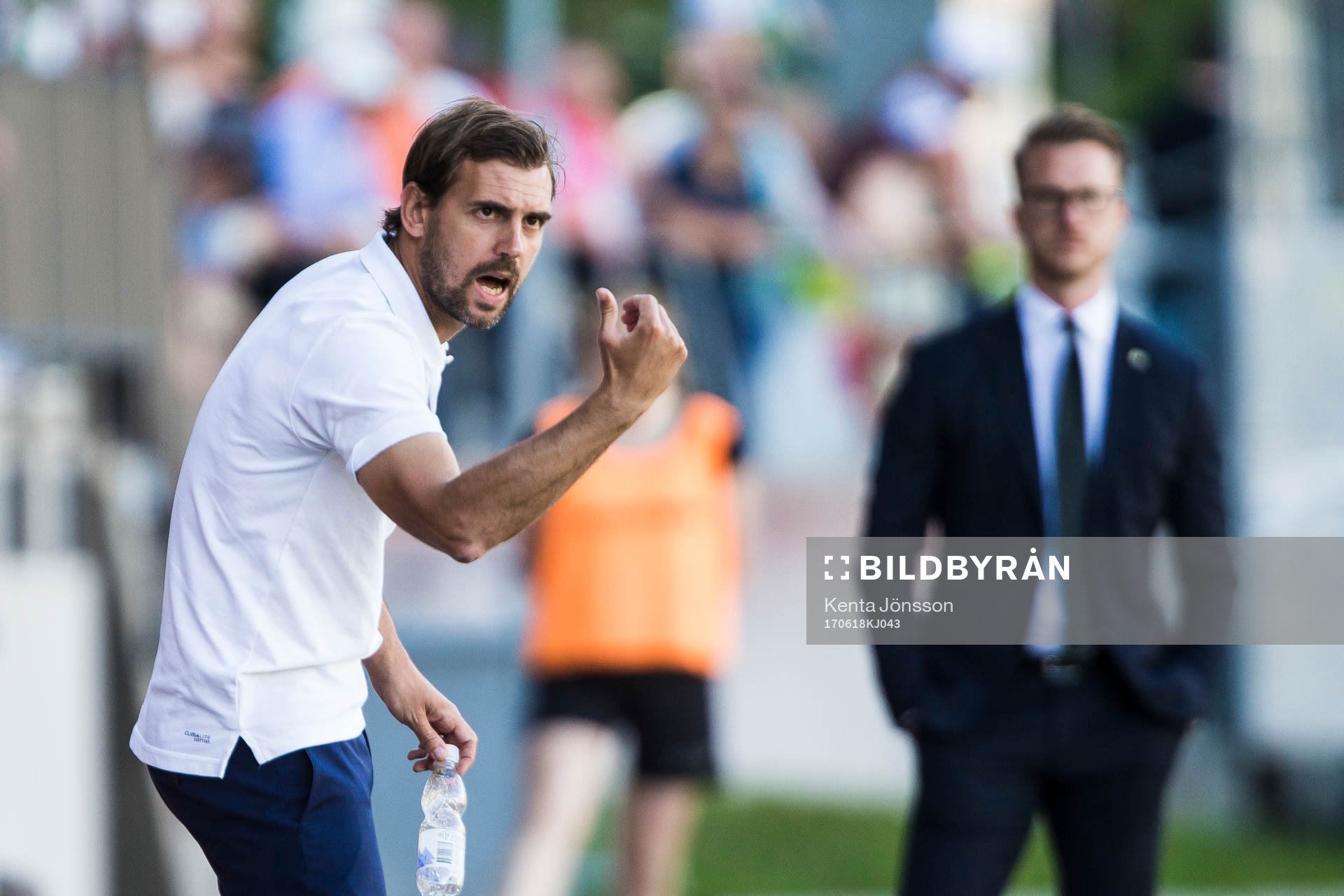 Djurgårdens tränare Joel Riddez