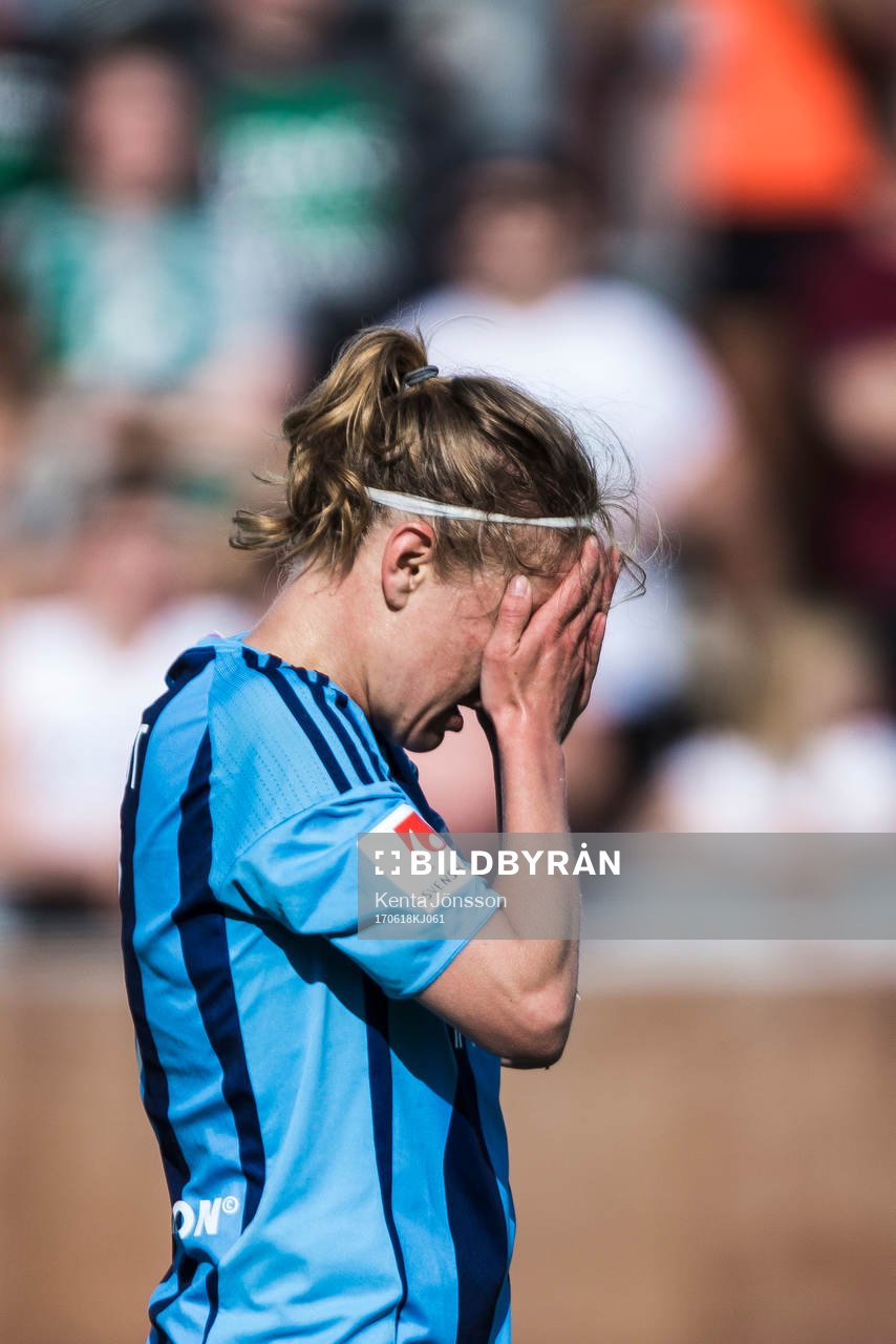Djurgårdens Katrin Schmidt deppar
