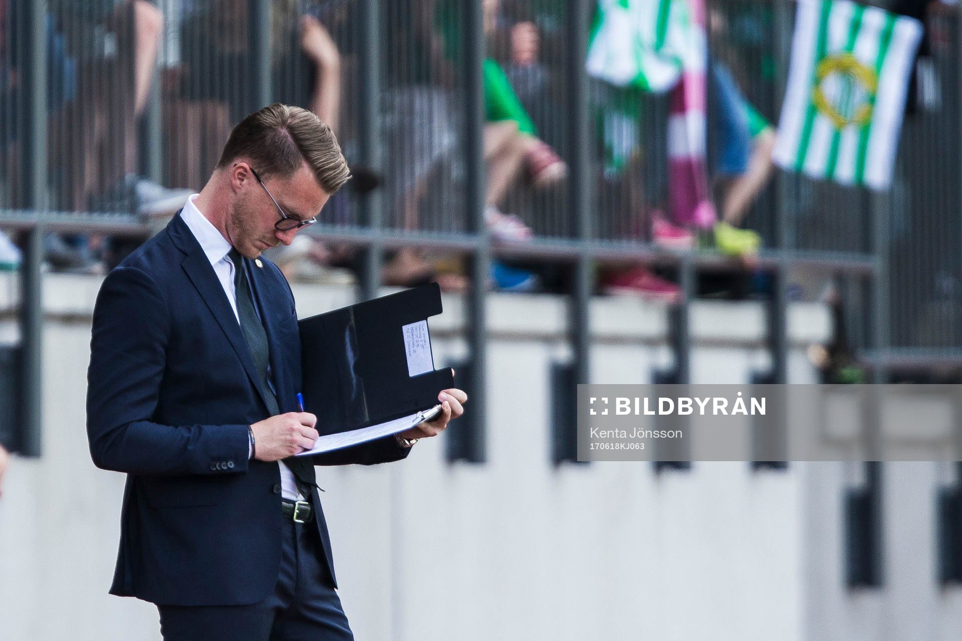 Hammarbys Olof Unogård antecknar