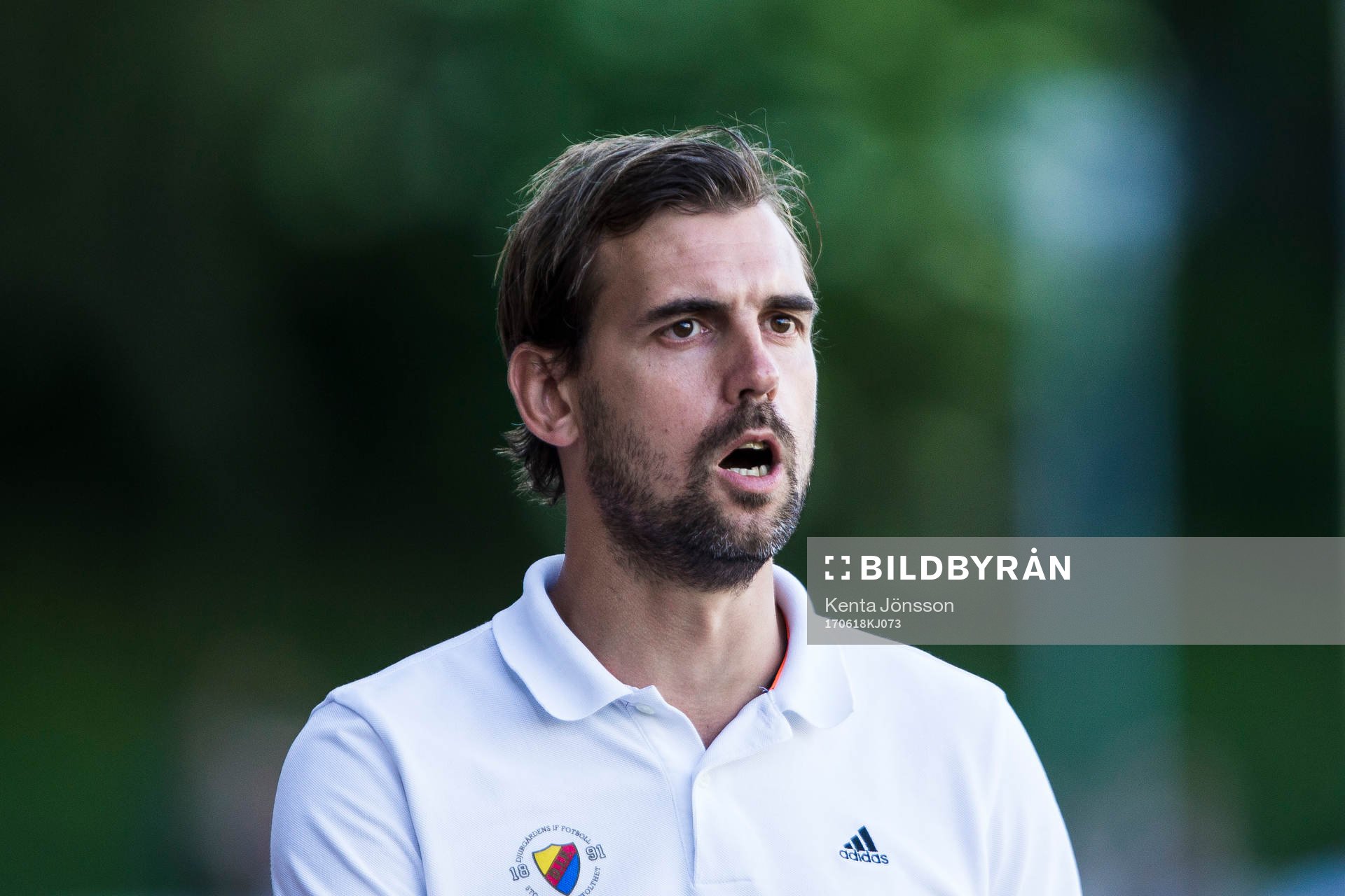 Djurgårdens tränare Joel Riddez