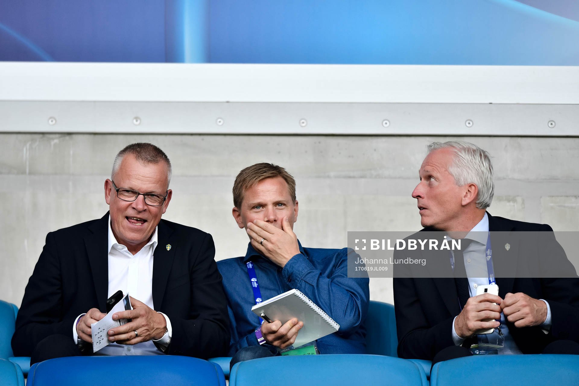 Sveriges förbundskapten Janne Andersson , Roger Sandberg