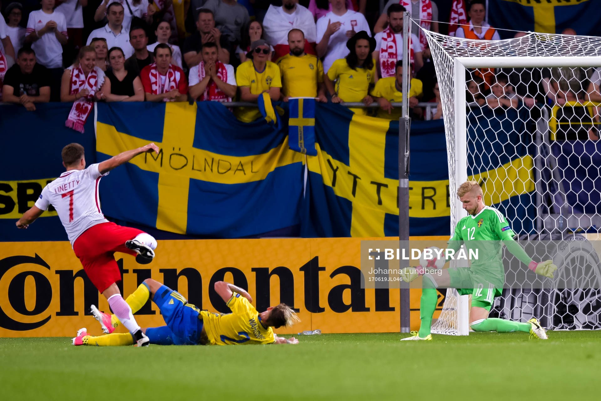 Sveriges målvakt Anton Cajtoft