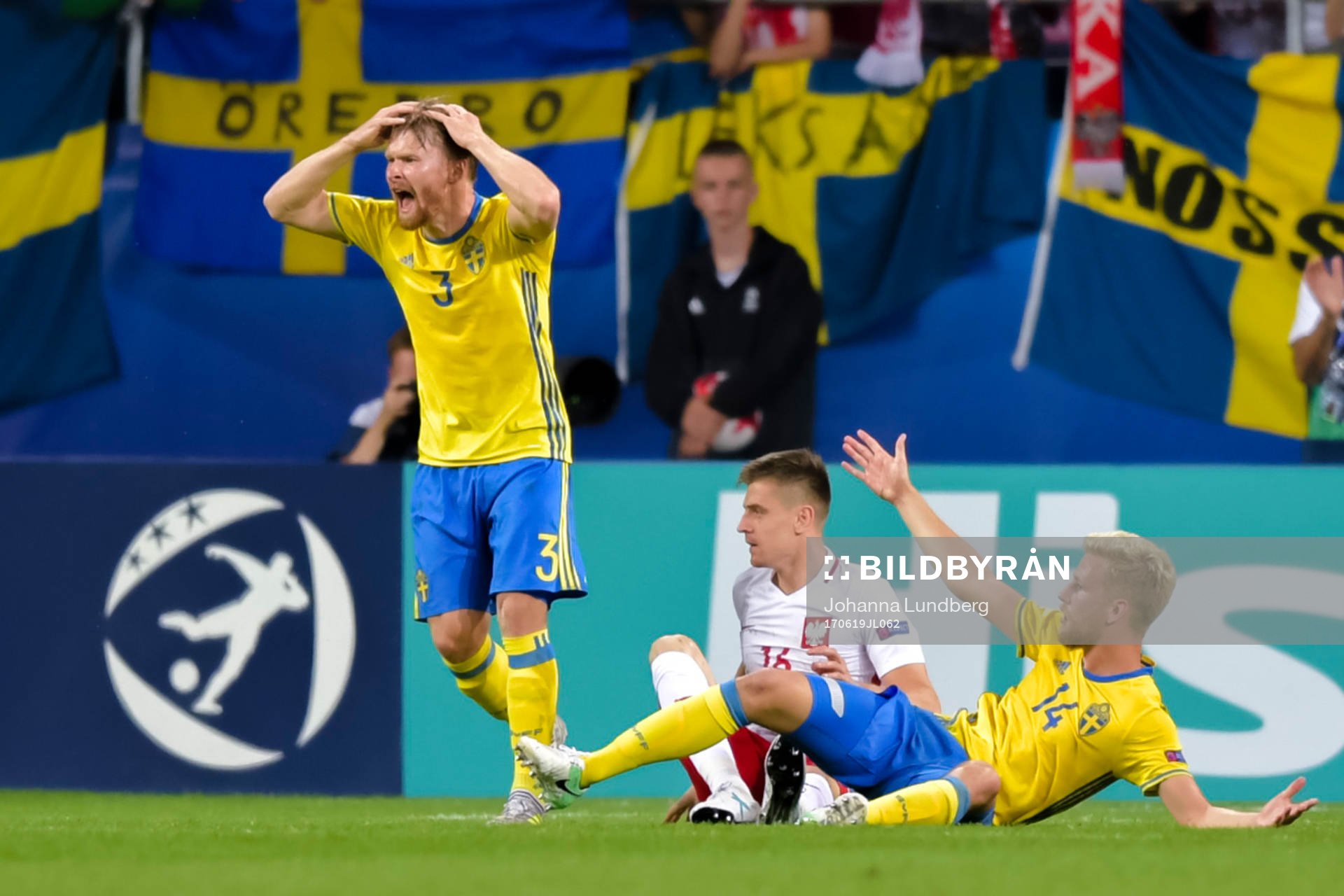 Sveriges Jacob Une Larsson och Filip Dagerstål deppar