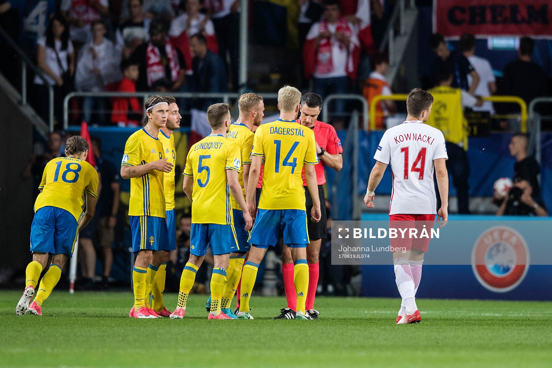 Sveriges Pawel Cibicki, Kristoffer Olsson, Muamer Tankovic,