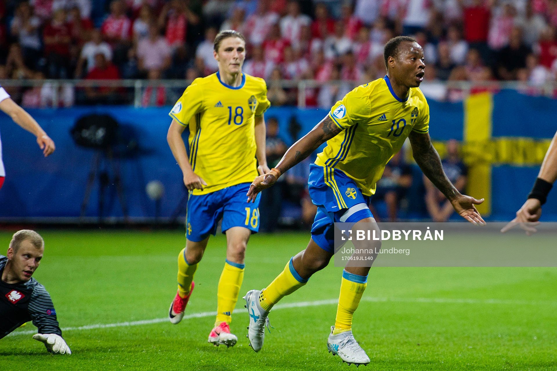 Sveriges Carlos Strandberg Carlos Strandberg jublar