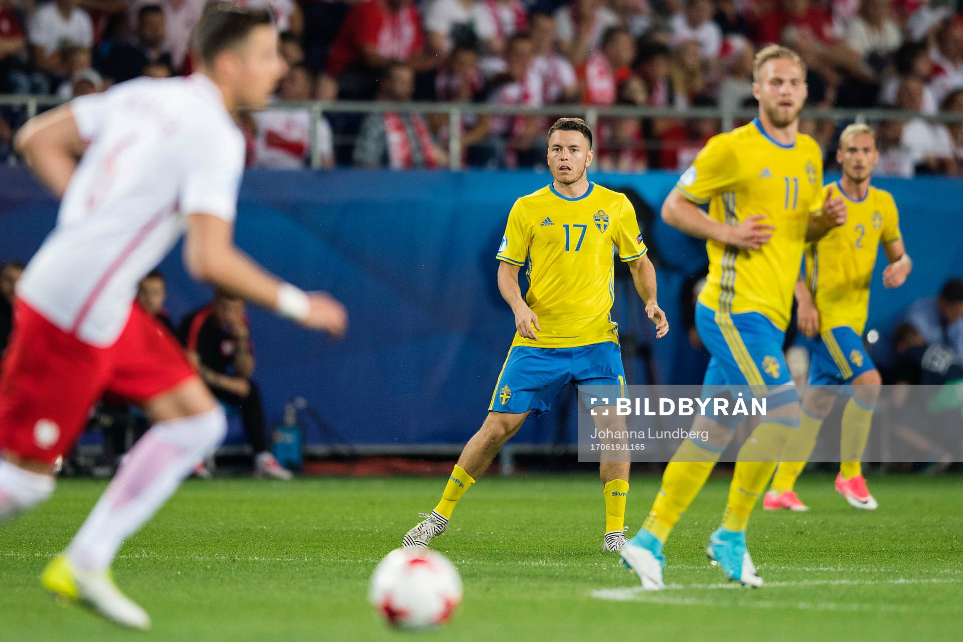 Sveriges Kerim Mrabti och Gustav Engvall