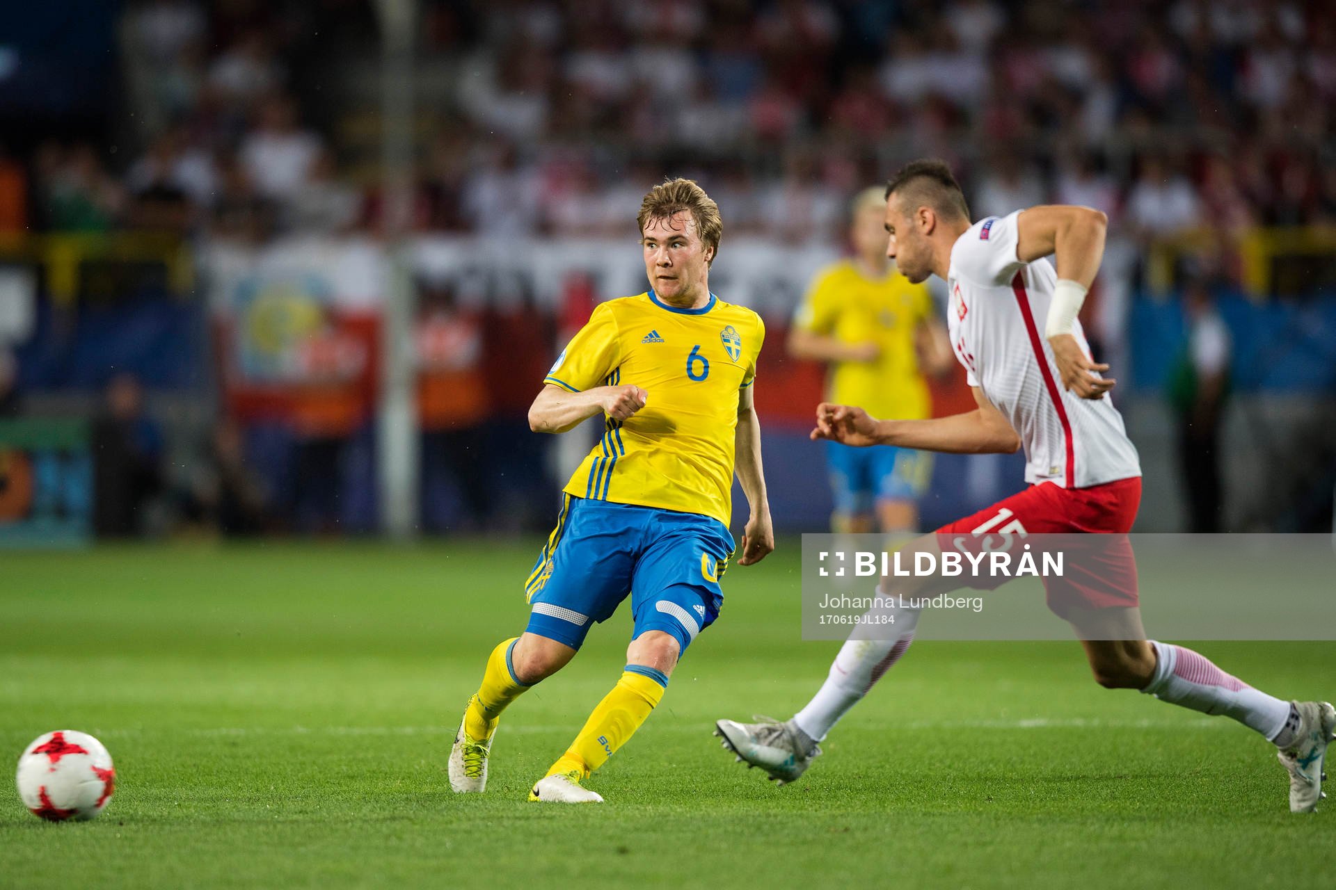 Sveriges Simon Tibbling och Polens Jaroslaw Jach