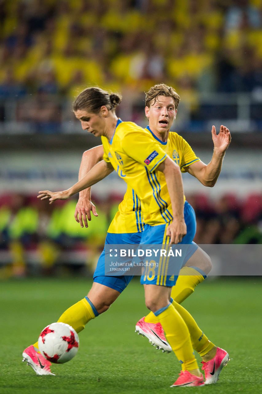 Sveriges Alexander Fransson och Pawel Cibicki