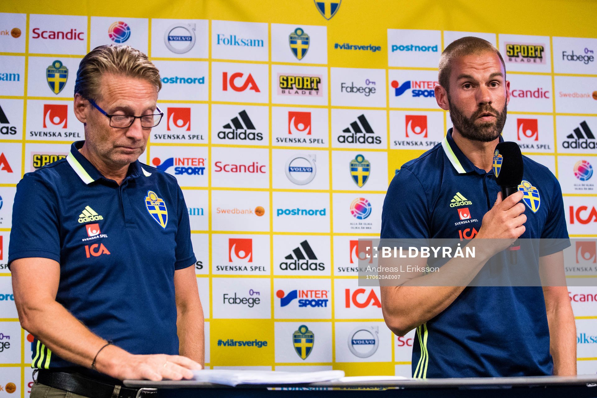 Thomas Dennerby, bevakare och Ulf Kristiansson, bevakare