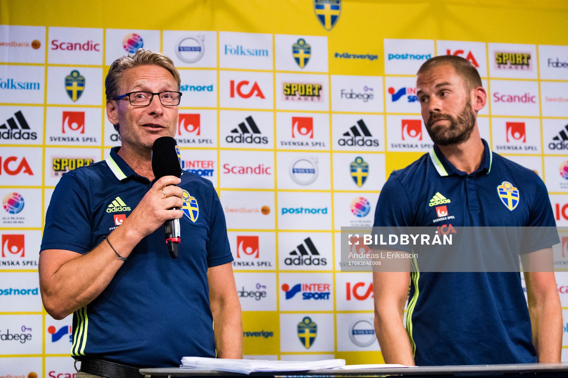 Thomas Dennerby, bevakare och Ulf Kristiansson, bevakare