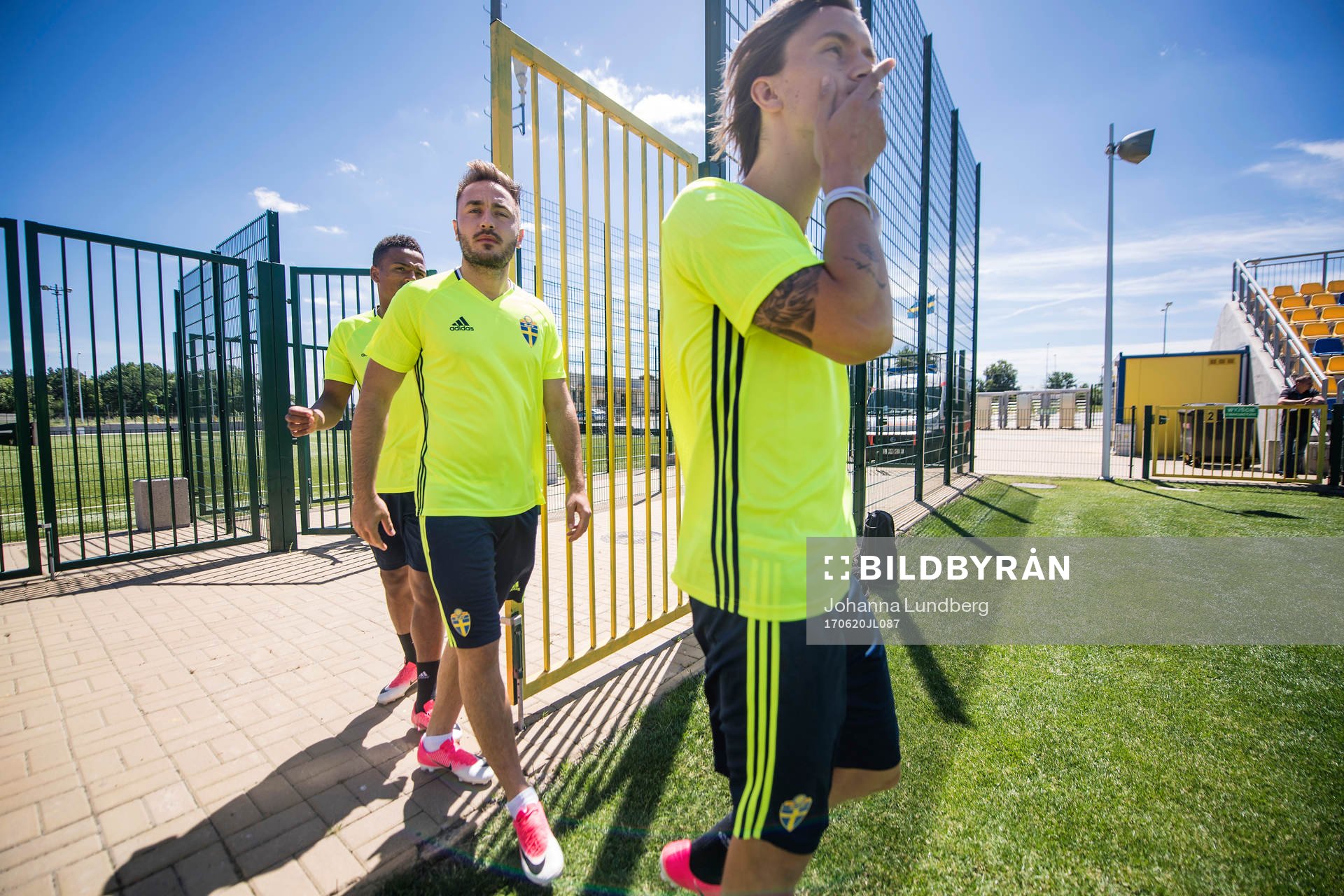 Niclas Eliasson, Muamer Tankovic och Kristoffer Olsson