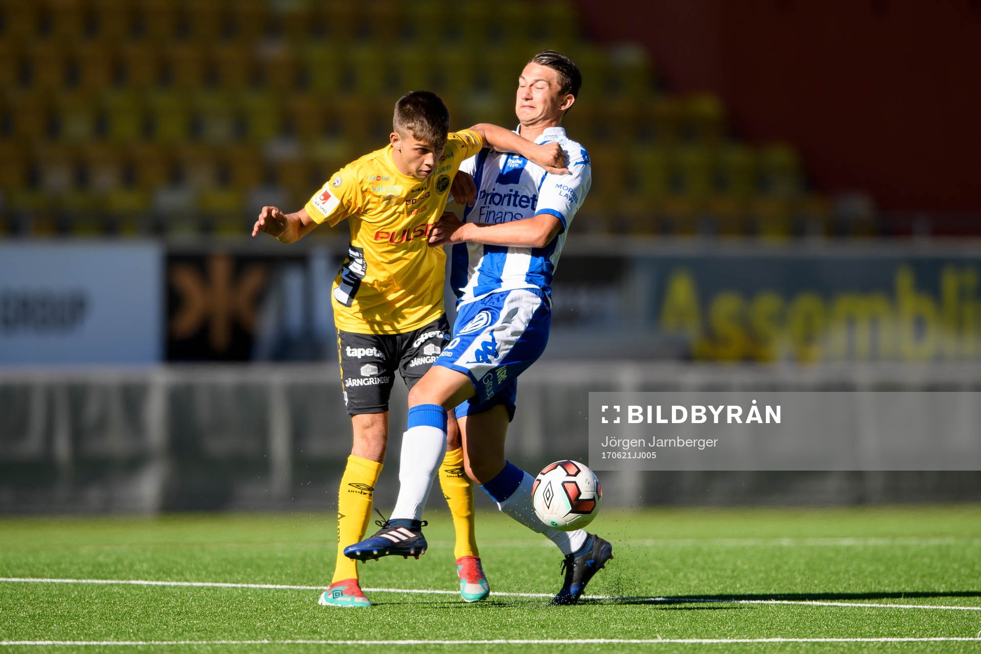 Elfsborgs Danijel Ramadanovic och IFK Göteborg Måns