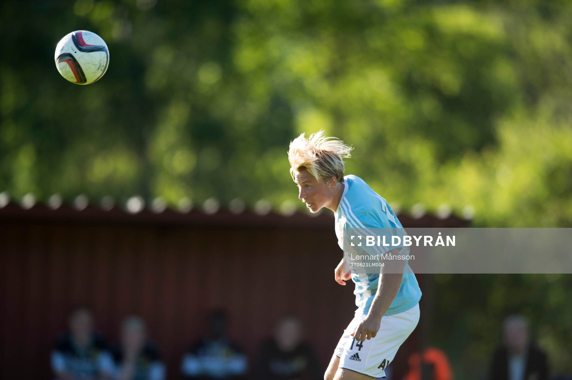IFK Hässleholms Gustaf Lindroth nickar i matchen i
