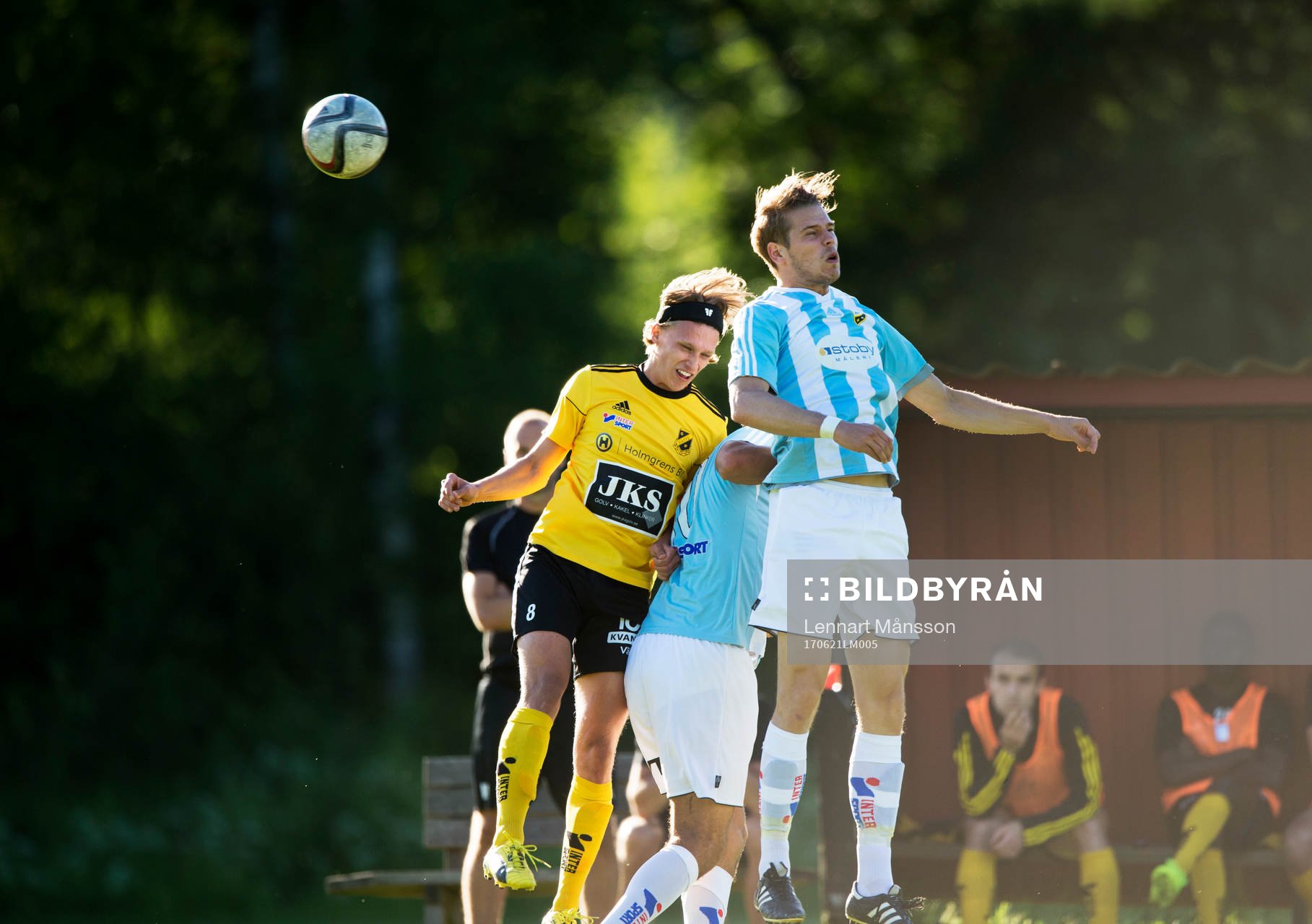 IFK Hässleholms Filip Ranmo i matchen i division 2 mellan