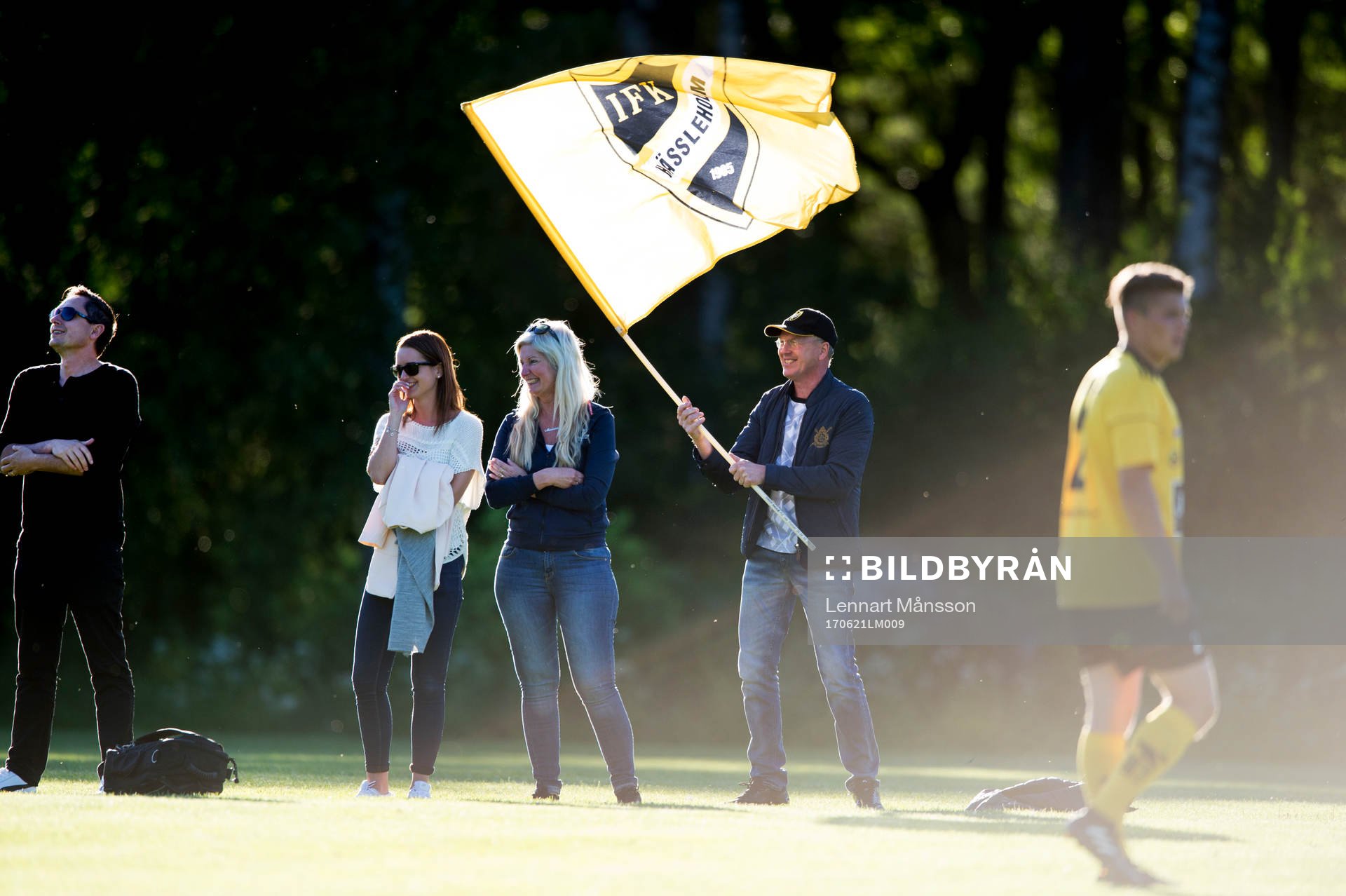 IFK Hässleholms supporters i matchen i division 2 mellan