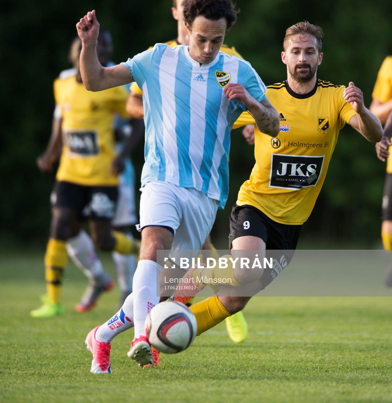 IFK Hässleholms  Karim Al-Asi  i matchen i division 2