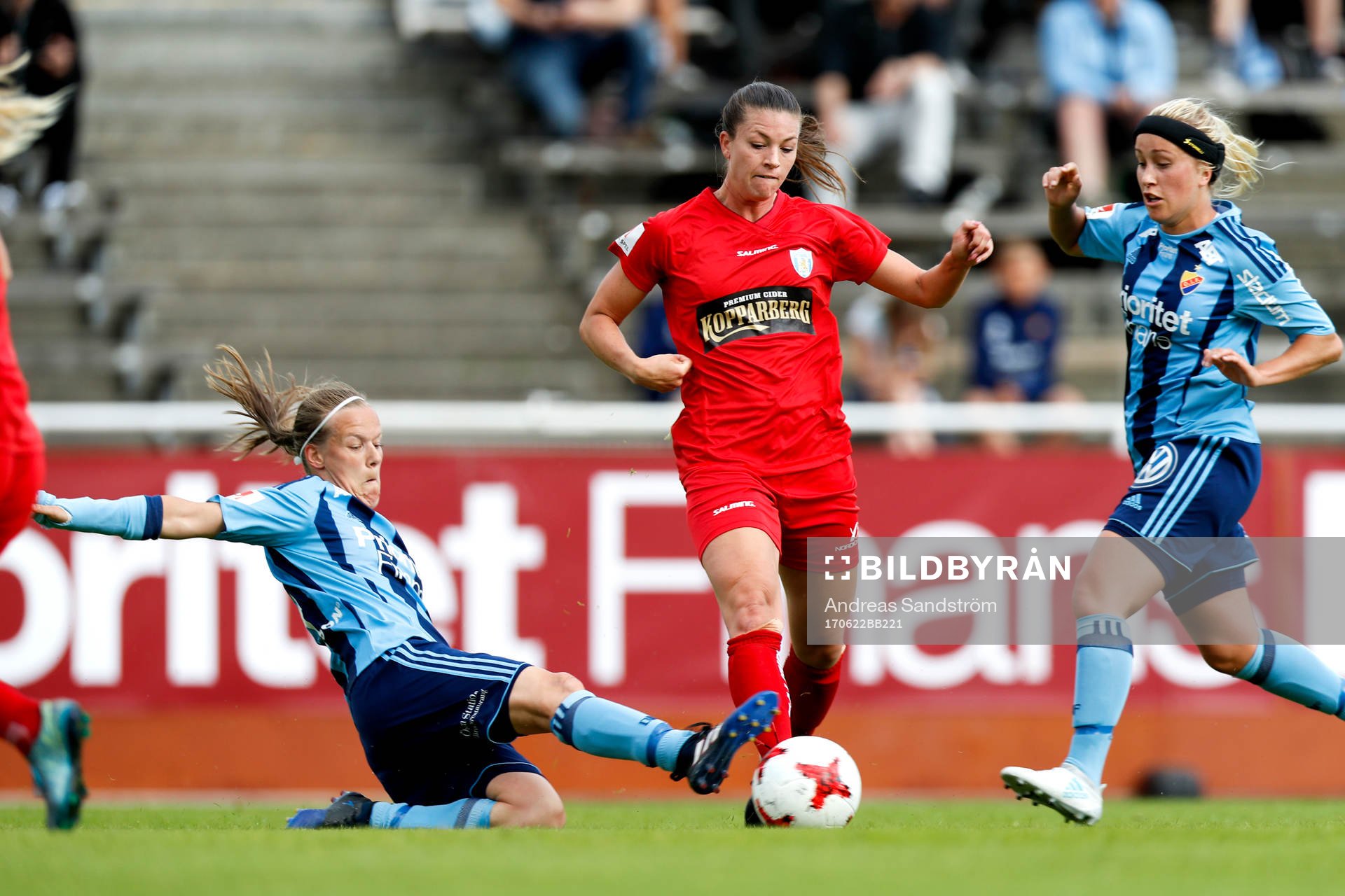 Göteborgs Pauline Hammarlund och Djurgårdens Michaela van