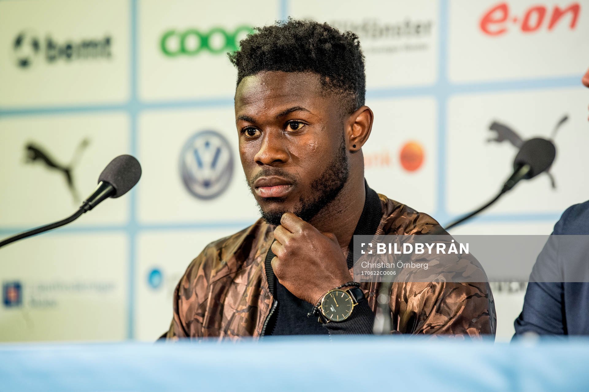 Malmö FF presenterar Kingsley Sarfo som ny spelare i