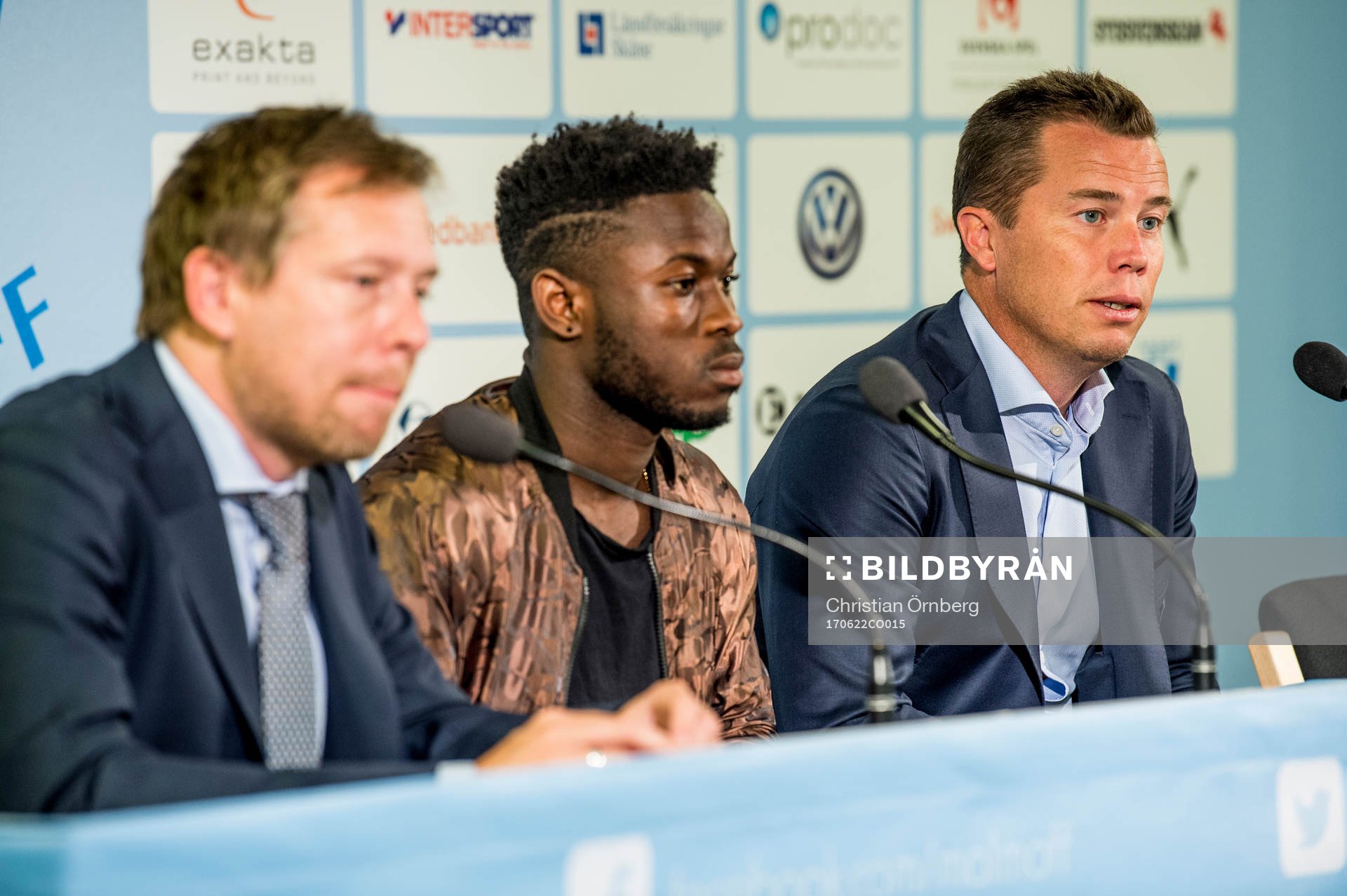 Malmö FFs presschef Peter Åhlander och sportchef Daniel