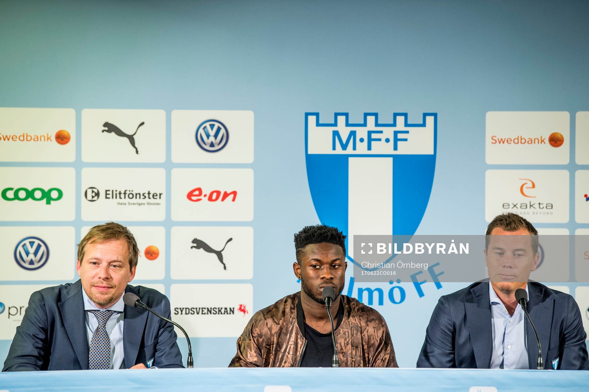 Malmö FFs presschef Peter Åhlander och sportchef Daniel