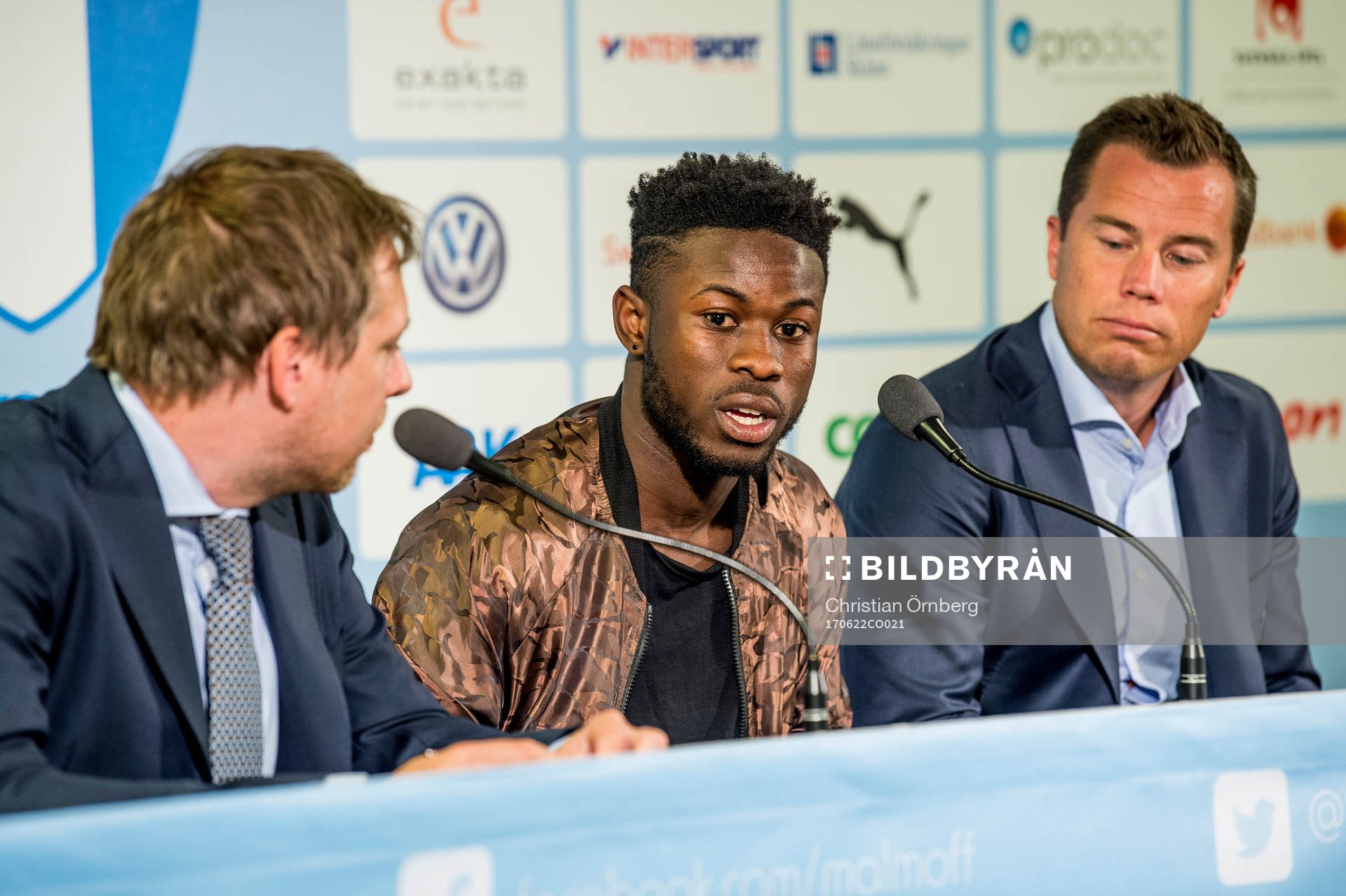 Malmö FFs presschef Peter Åhlander och sportchef Daniel