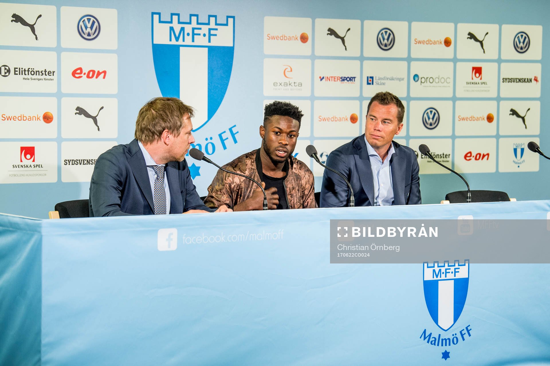 Malmö FFs presschef Peter Åhlander och sportchef Daniel