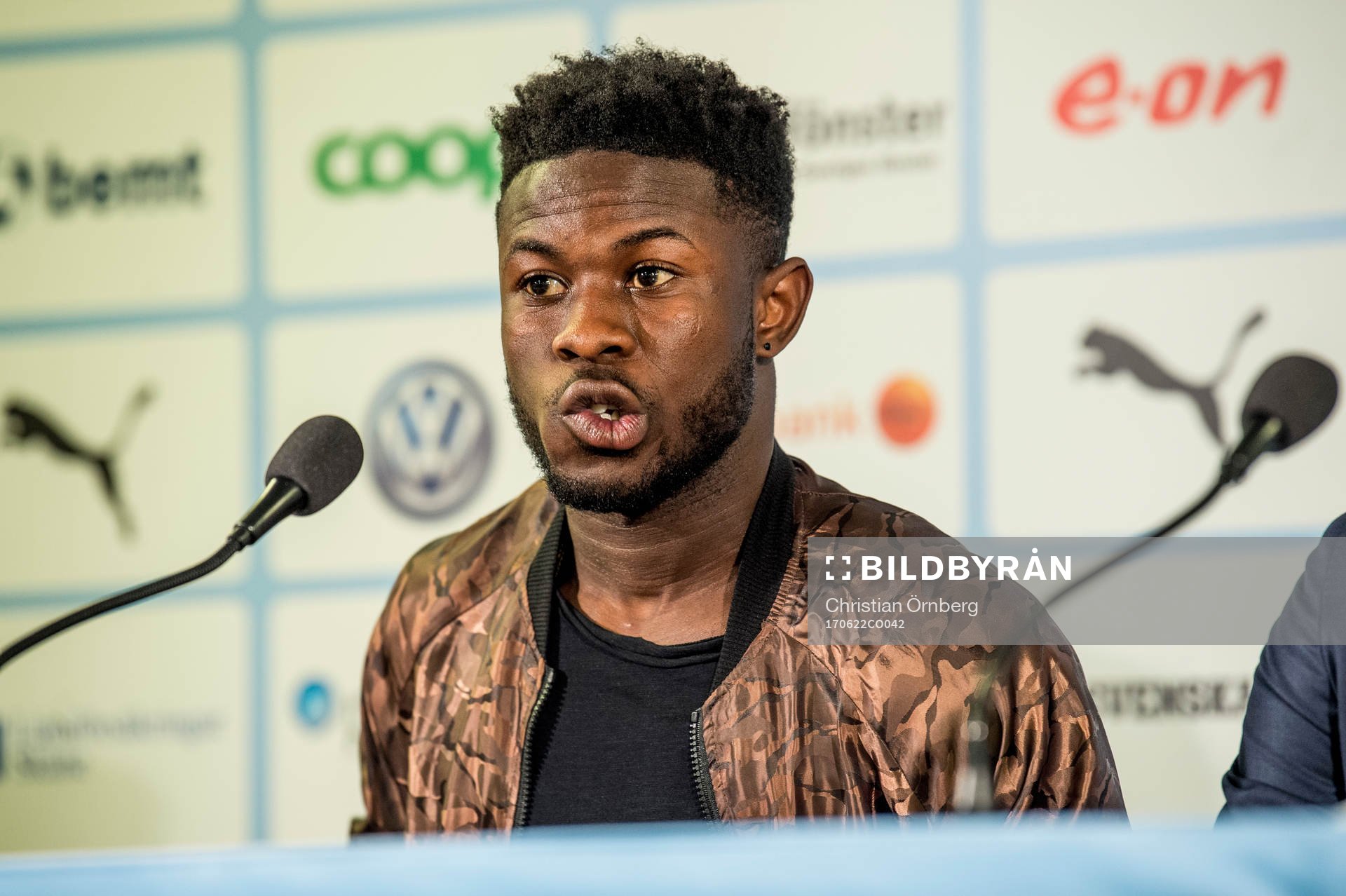 Malmö FF presenterar Kingsley Sarfo som ny spelare i