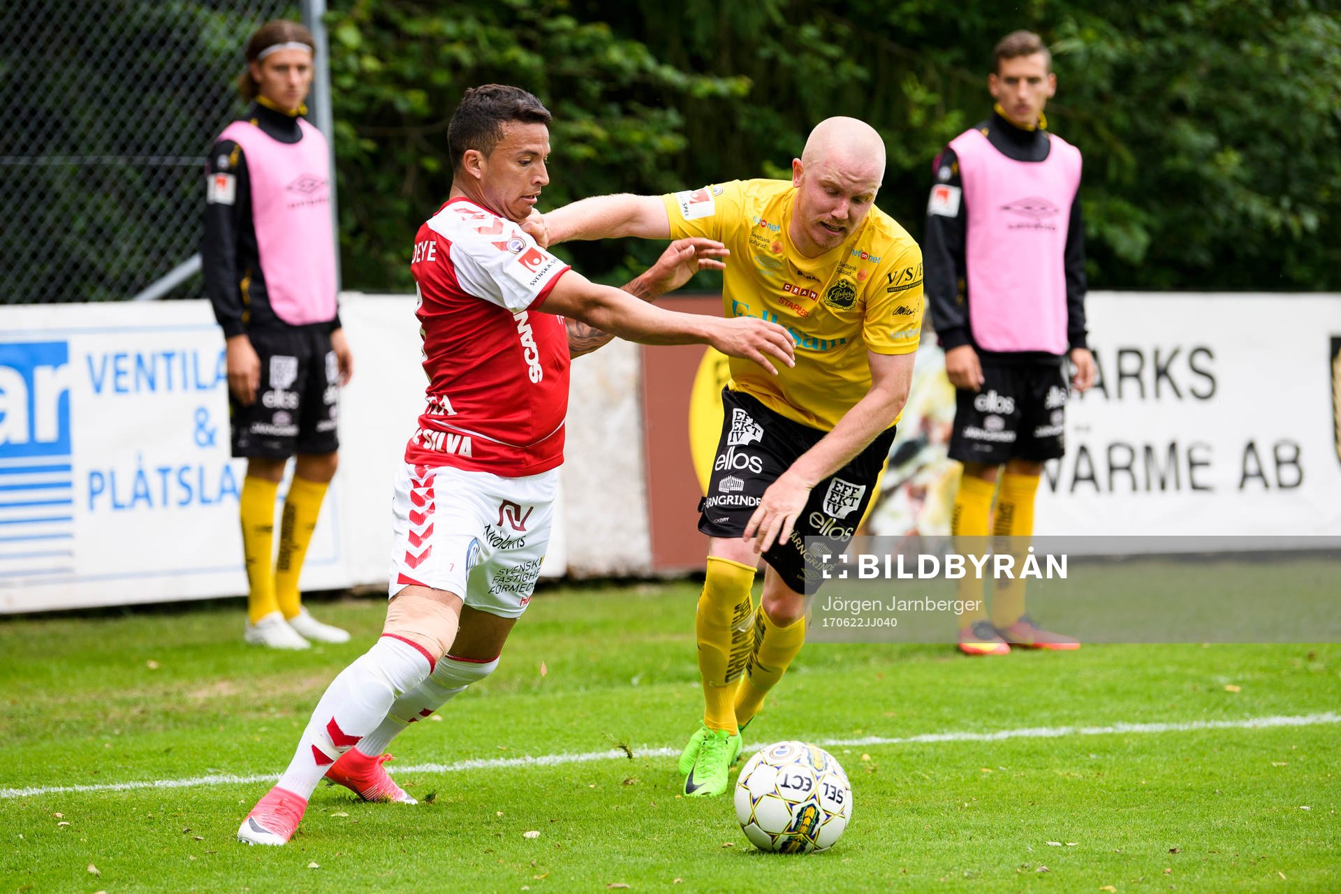 Kalmars Ismael Silva Lima och Elfsborgs Simon Lundevall