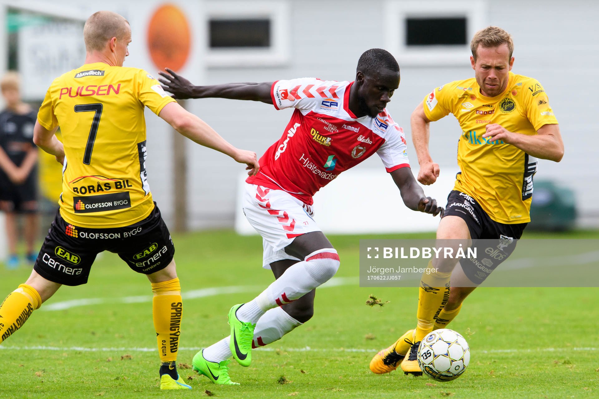 Kalmars Papa Alioune Diouf och Elfsborgs Anders Randrup