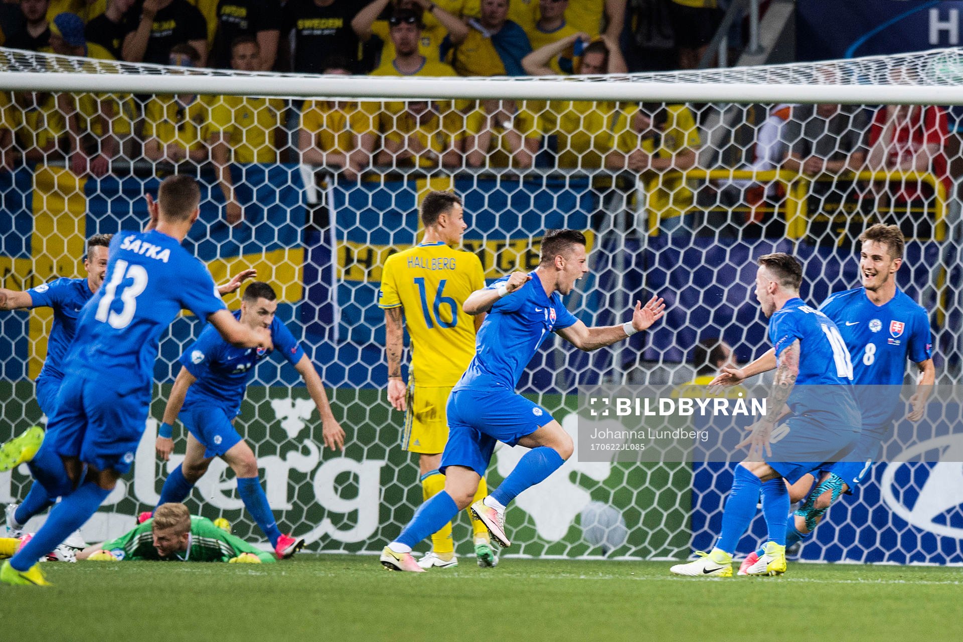 Slovakiens Jaroslav Mihalik jublar