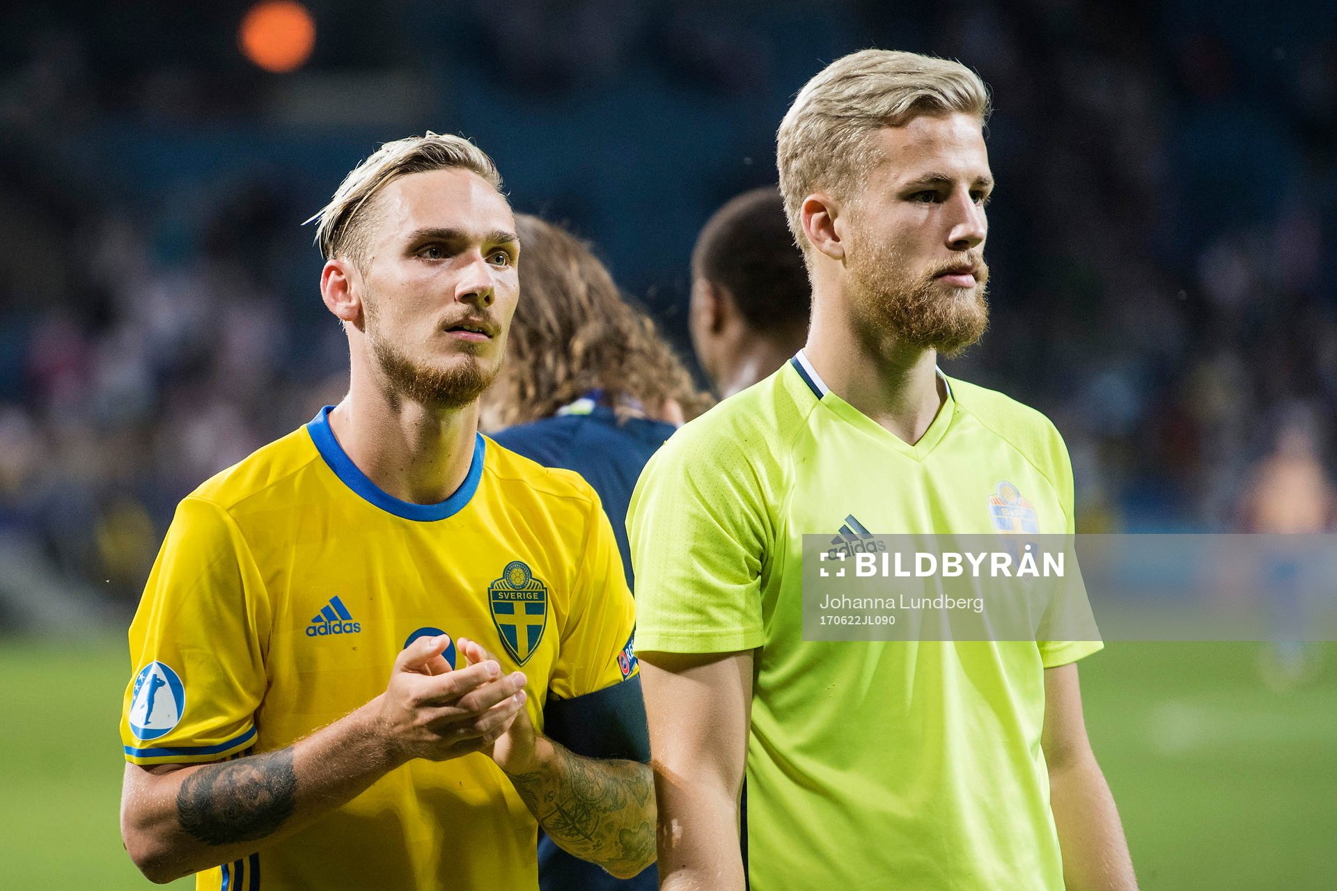 Sveriges Linus Wahlqvist och Filip Dagerstål deppar