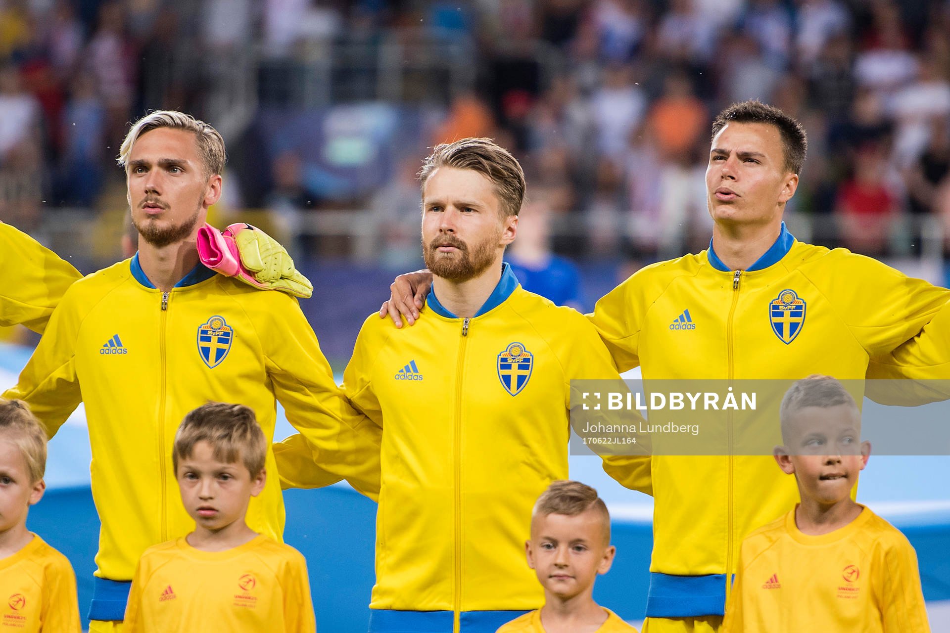 Sveriges Melker Hallberg, Jacob Une Larsson och Linus